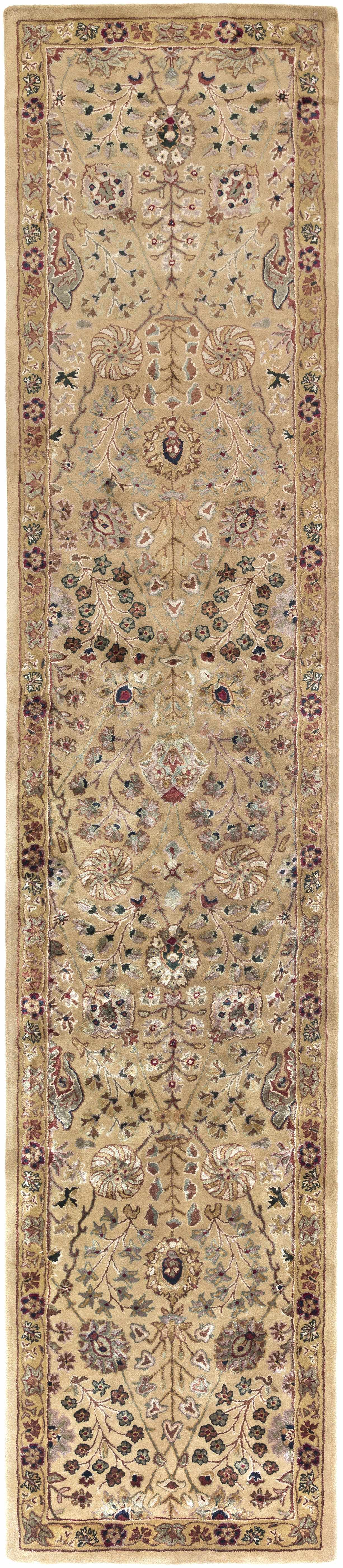 Pwyll Beige Damask Area Rug - Clearance - Image 3