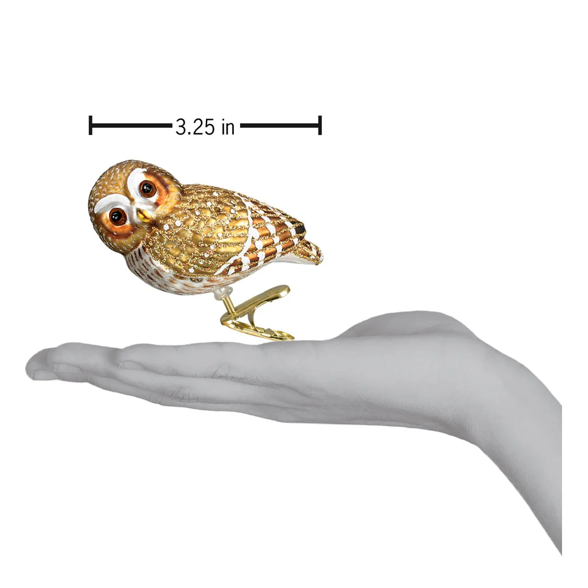 Pygmy Owl Ornament by Old World Christmas - Image 4