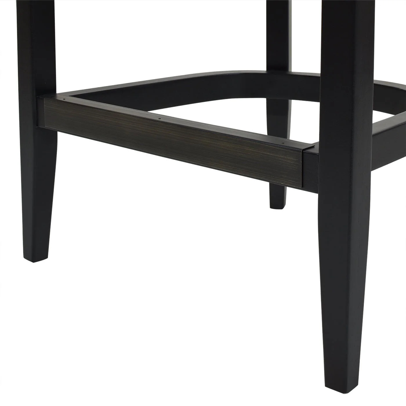 Pyrla 26" Upholstered Counter Stool with Curved Cane Back and Wood Legs - Image 18