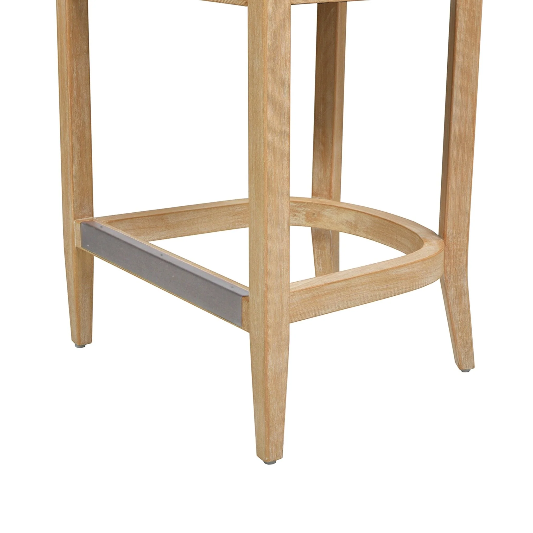 Pyrla 26" Upholstered Counter Stool with Curved Cane Back and Wood Legs - Image 24