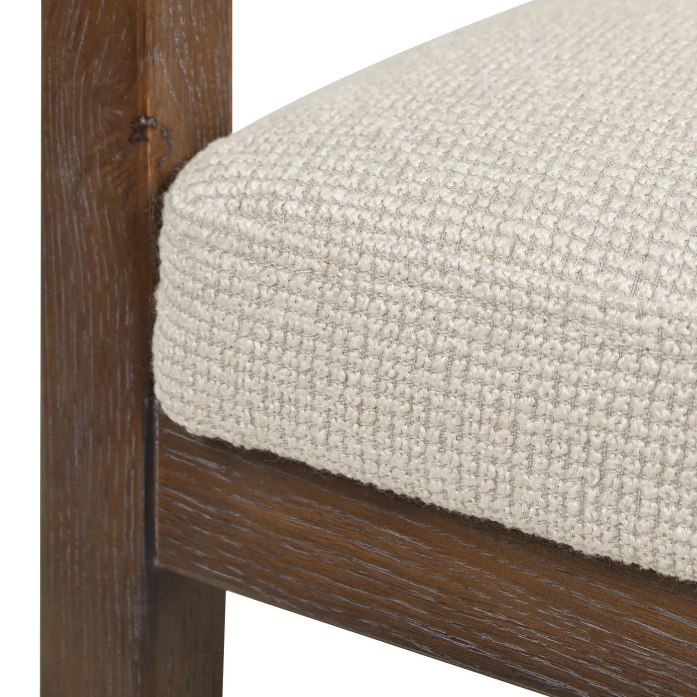 Pyrla 26" Upholstered Counter Stool with Curved Cane Back and Wood Legs - Image 5