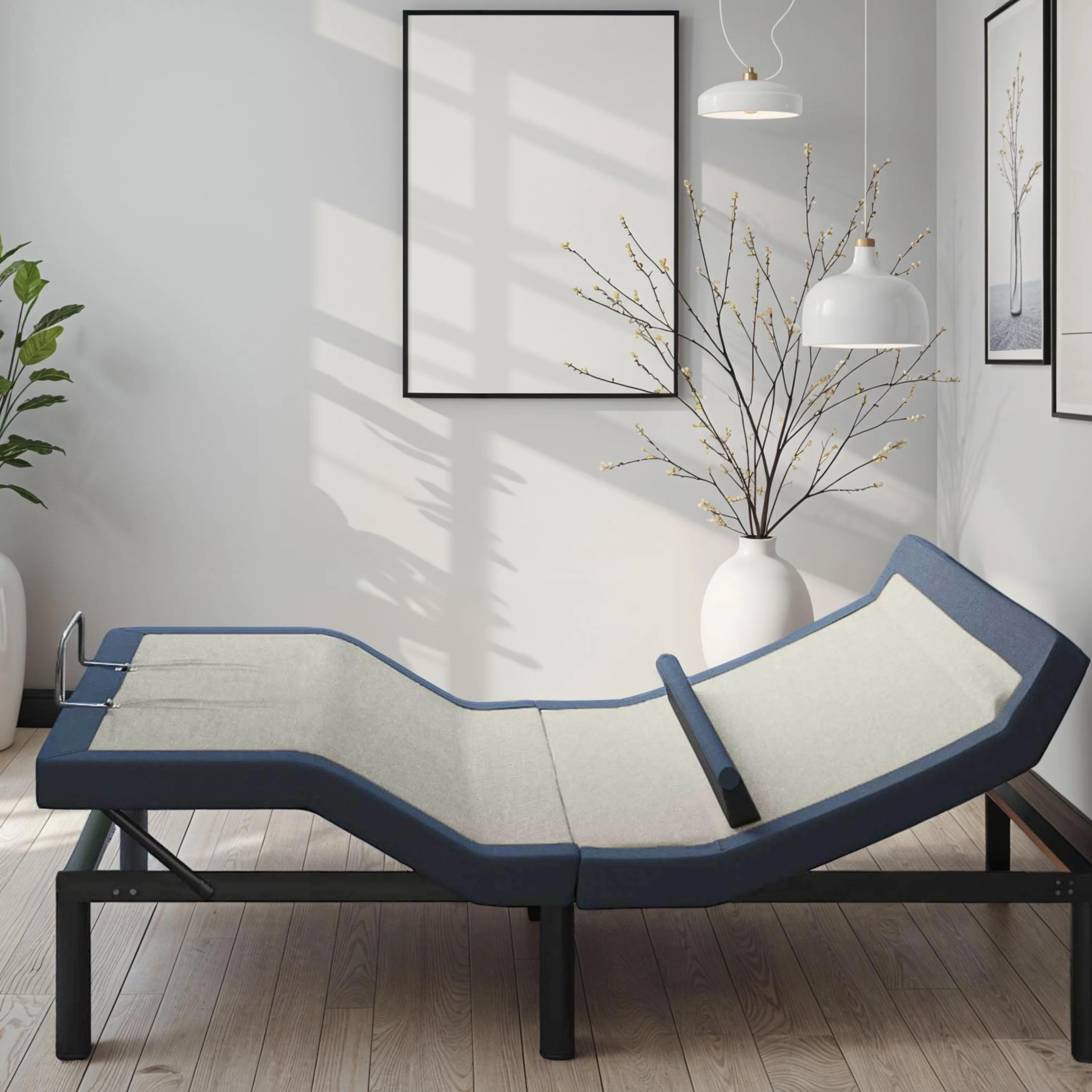 Queen Adjustable Bed Base with Head/Foot Tilt and Lumbar Position Adjustment - Image 4