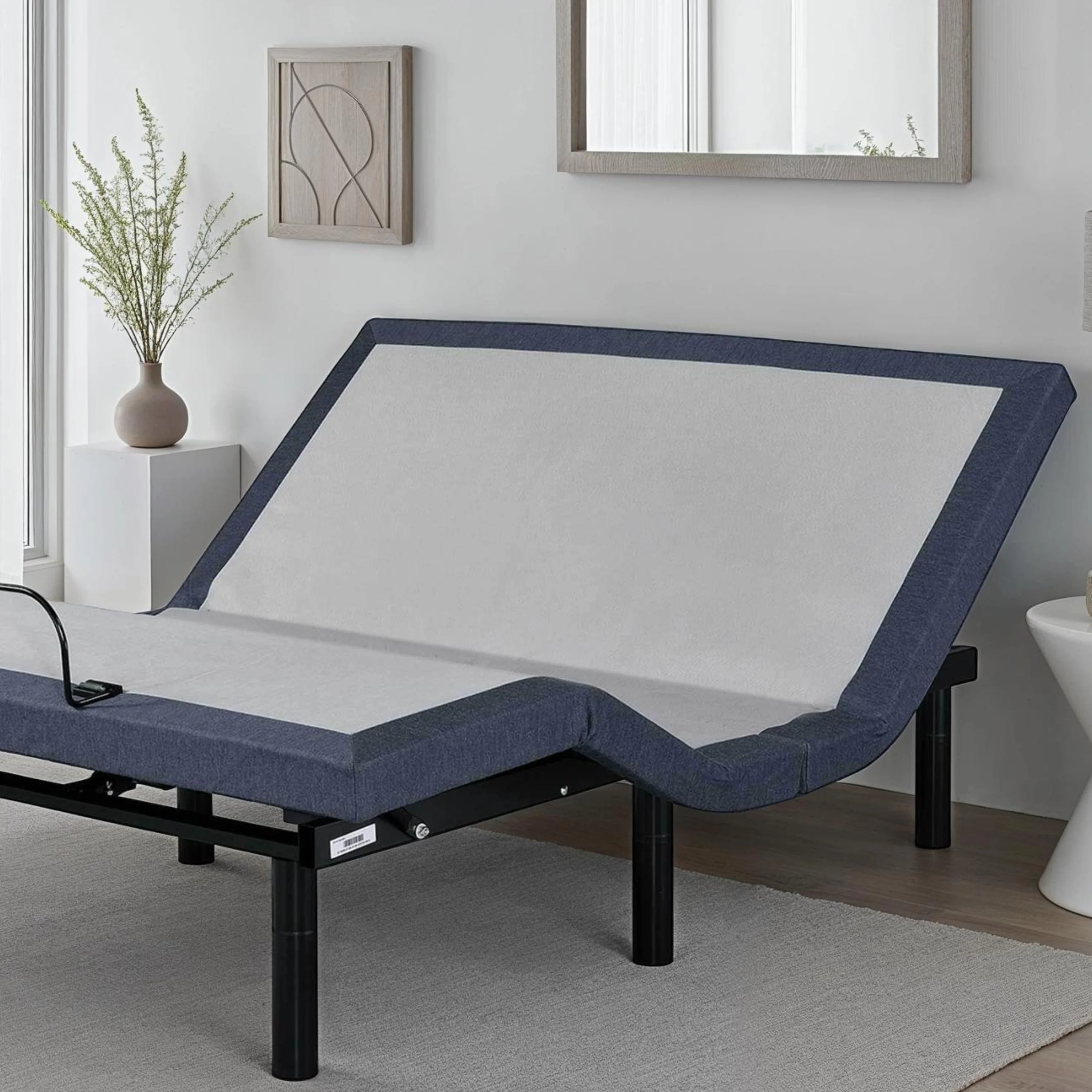 Queen Adjustable Bed Base with Massage and Head and Foot Position Adjustments - Image 3