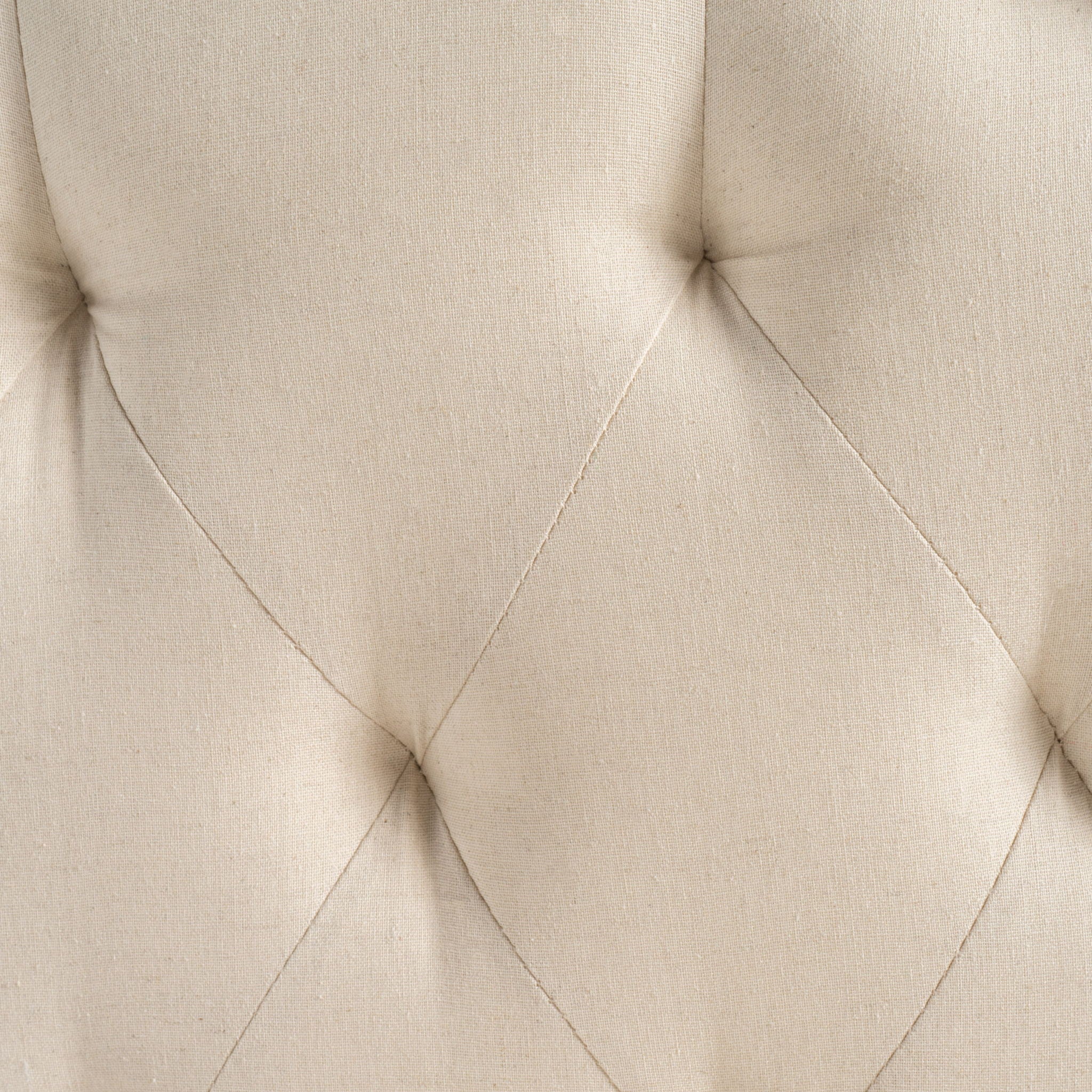 Queen & Full Size Headboard With Diamond Tufting And Nailhead Trim - Beige - Image 4
