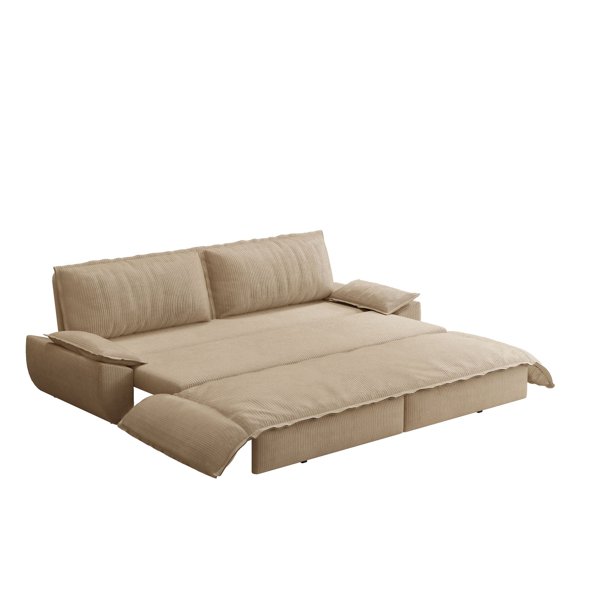 Queen Pull Out Sofa Bed, 3 In 1 Convertible Sleeper Sofa - Image 2