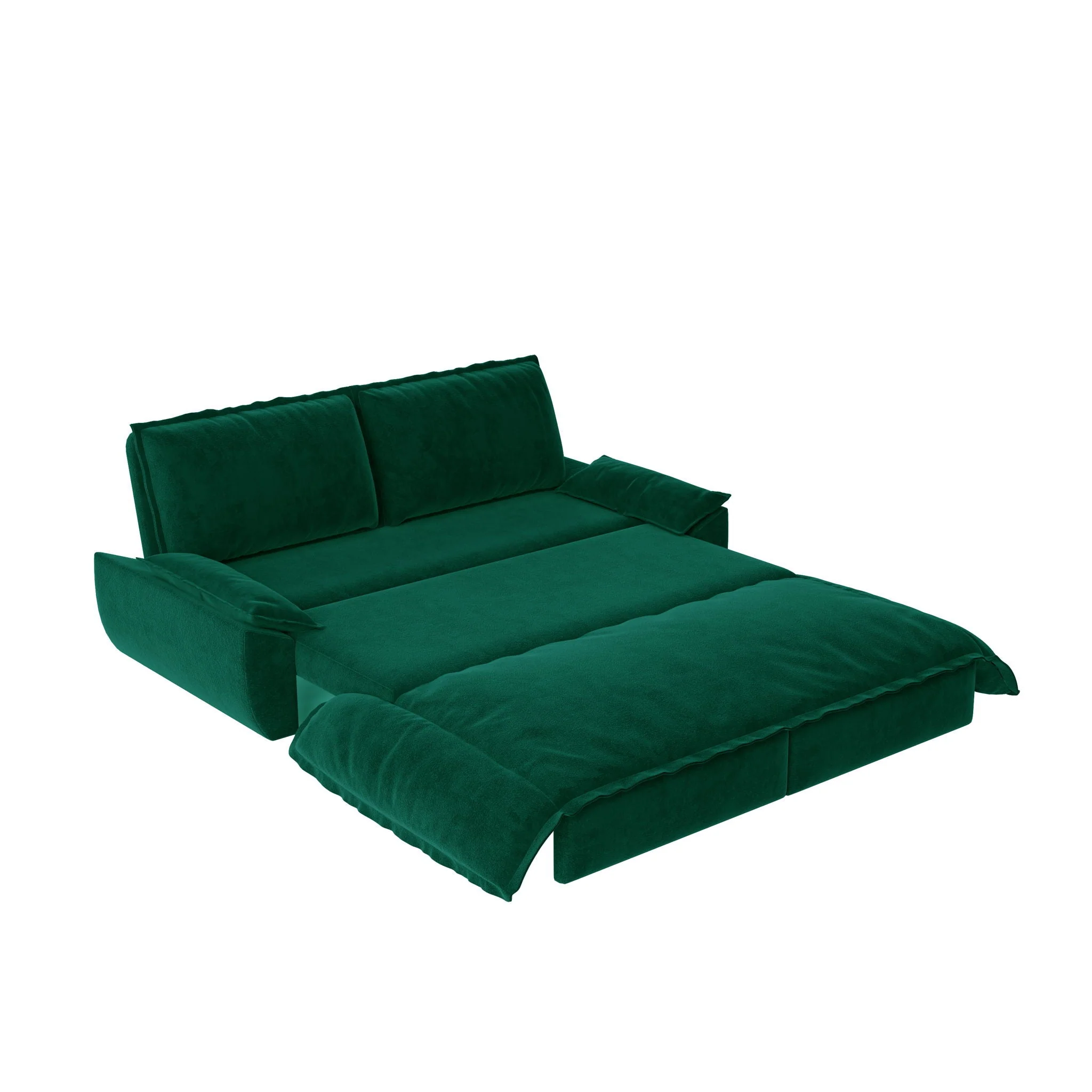 Queen Pull Out Sofa Bed, 3 In 1 Convertible Sleeper Sofa - Image 3
