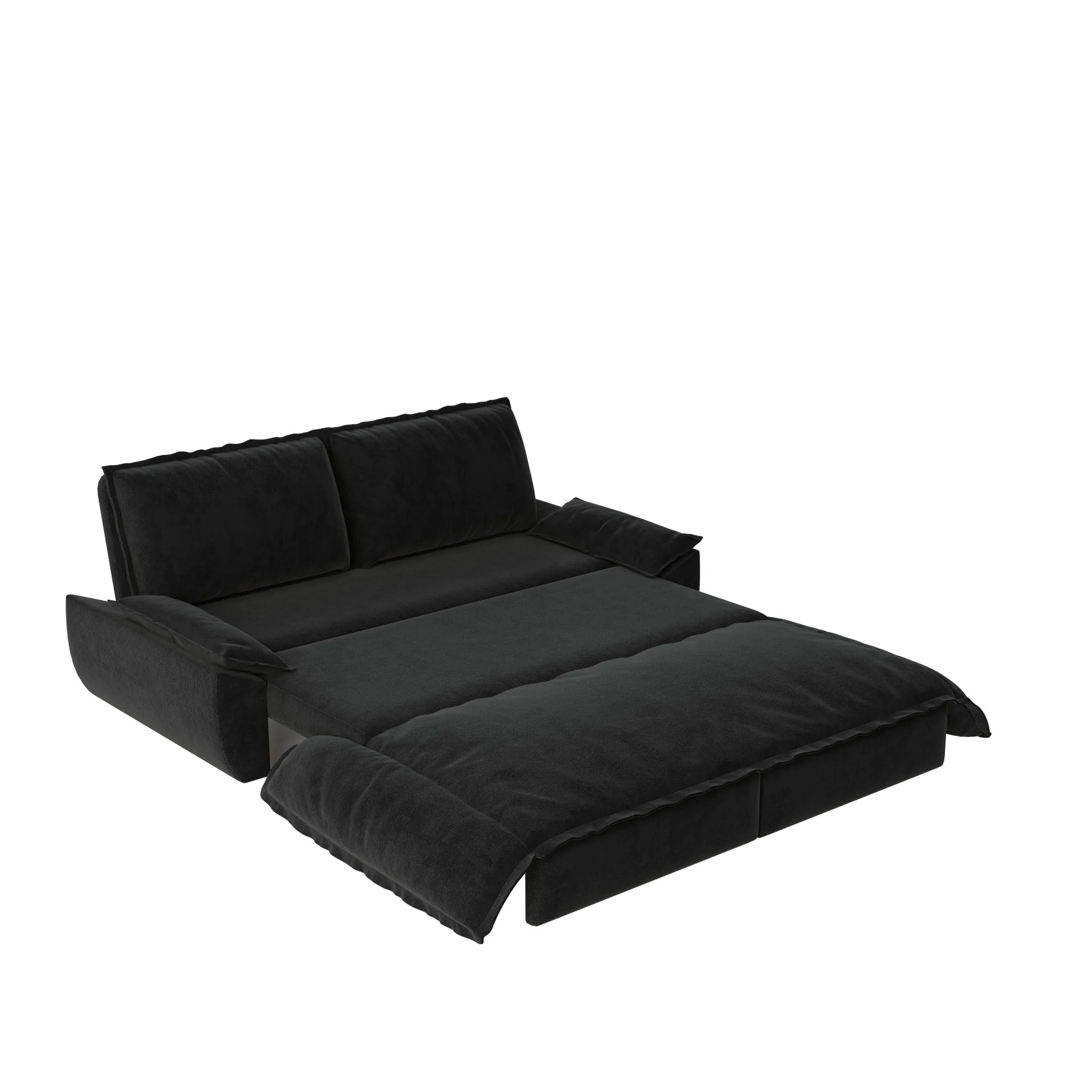 Queen Pull Out Sofa Bed, 3 In 1 Convertible Sleeper Sofa - Image 4
