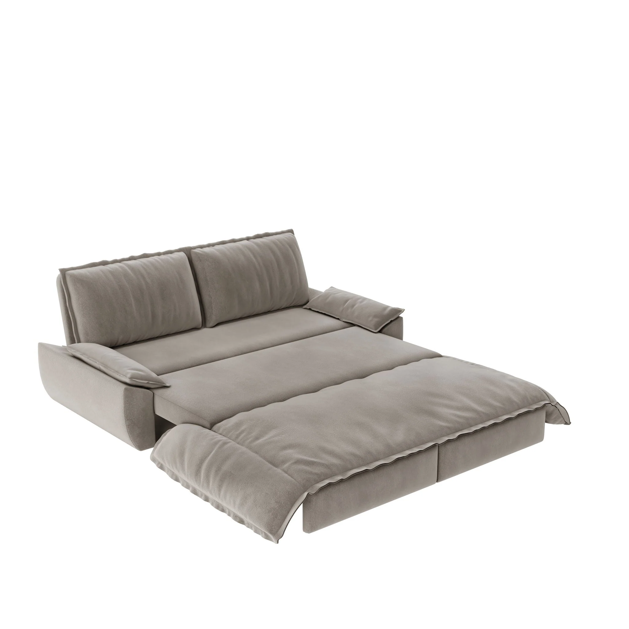 Queen Pull Out Sofa Bed, 3 In 1 Convertible Sleeper Sofa - Image 5
