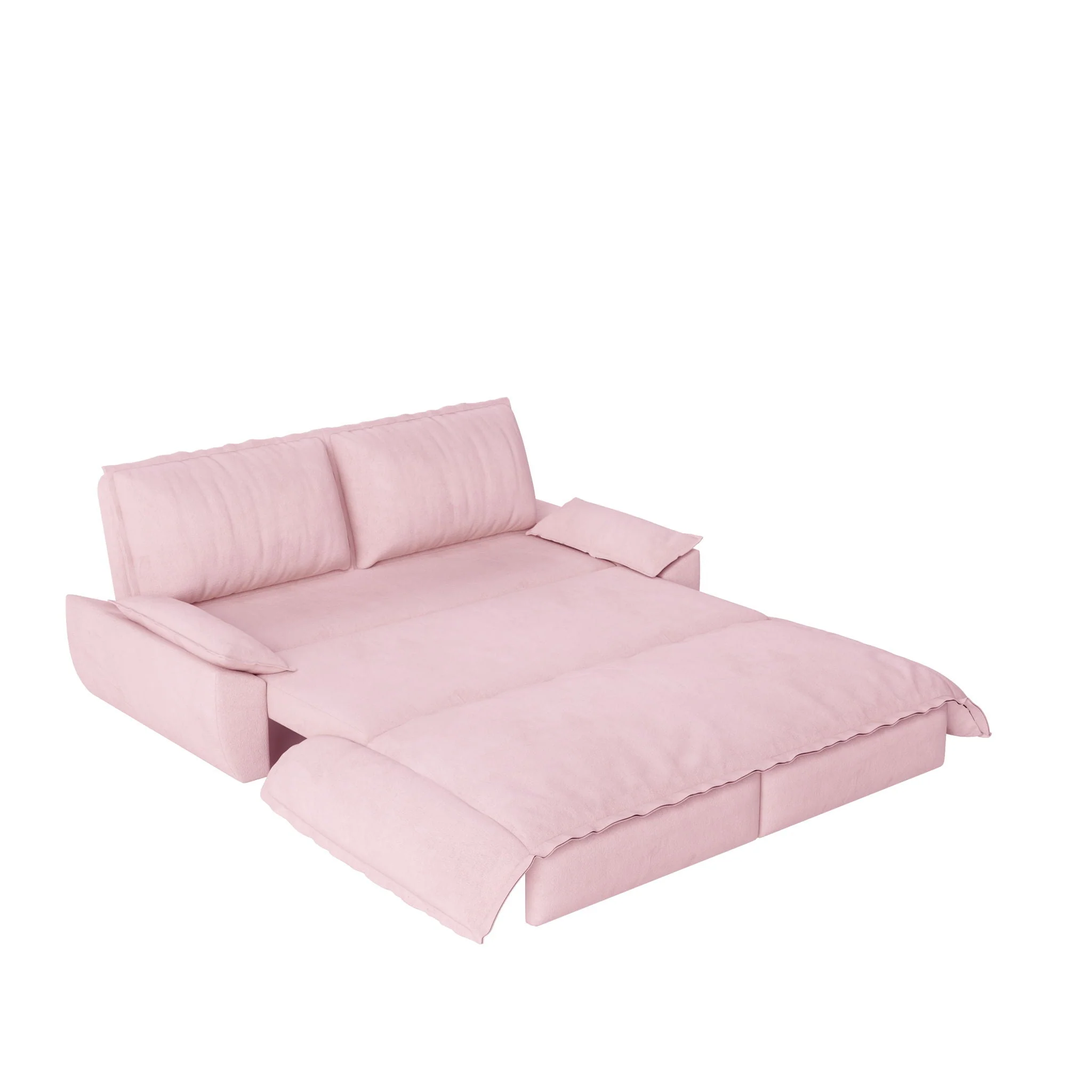 Queen Pull Out Sofa Bed, 3 In 1 Convertible Sleeper Sofa - Image 6