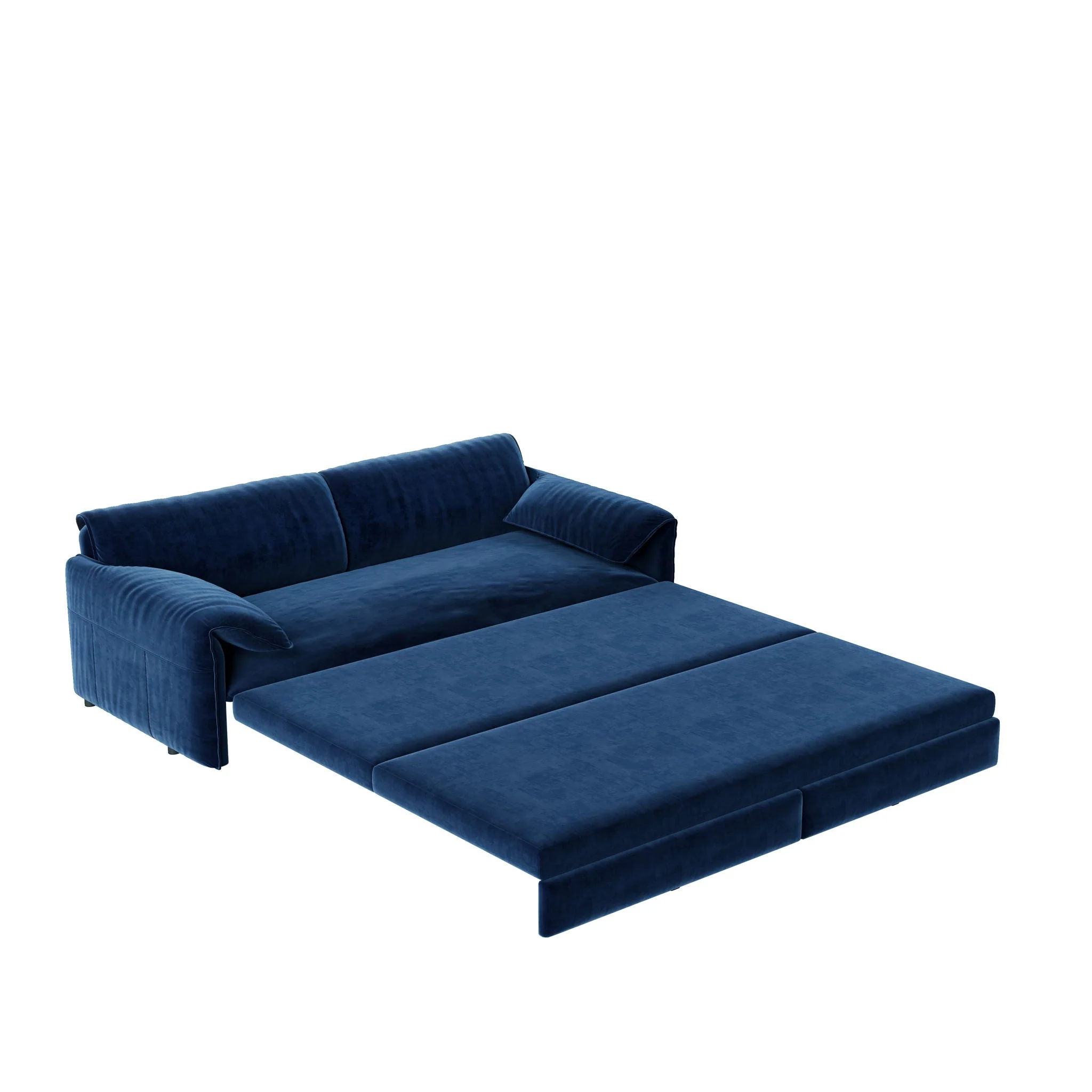 Queen Pull Out Sofa Bed, 3 In 1 Convertible Sleeper Sofa With Side Storage - Image 2