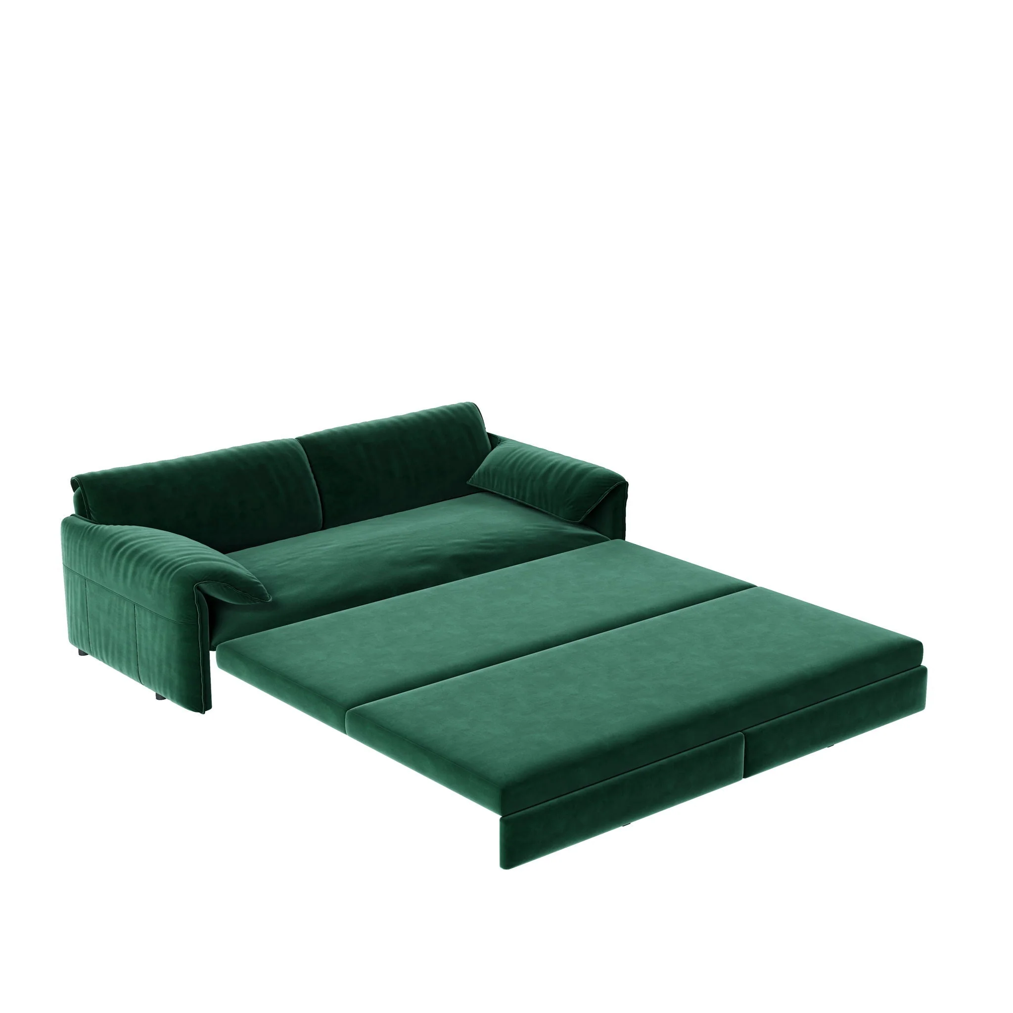 Queen Pull Out Sofa Bed, 3 In 1 Convertible Sleeper Sofa With Side Storage - Image 3