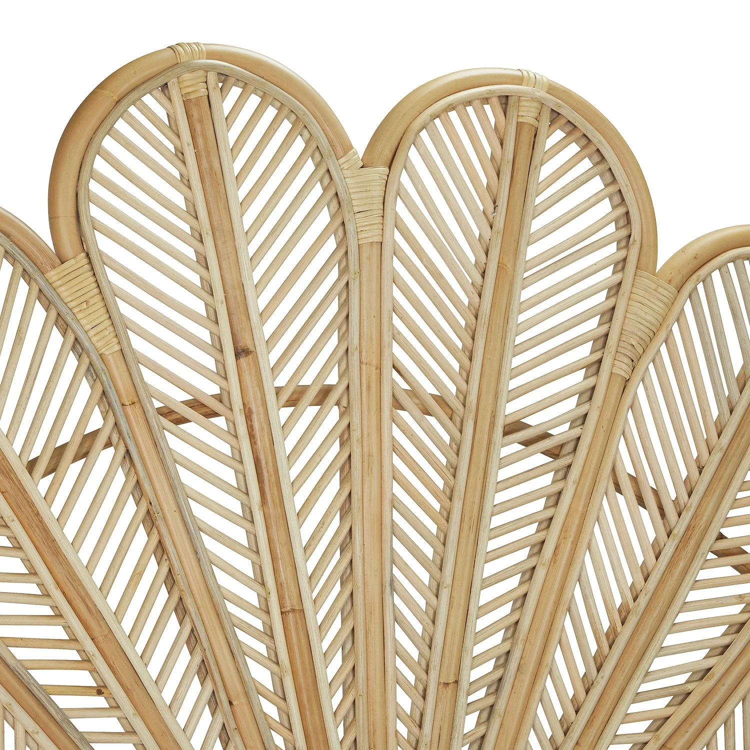 Queen Rattan Headboard 60in Handmade Wicker Boho Bedhead - Image 2