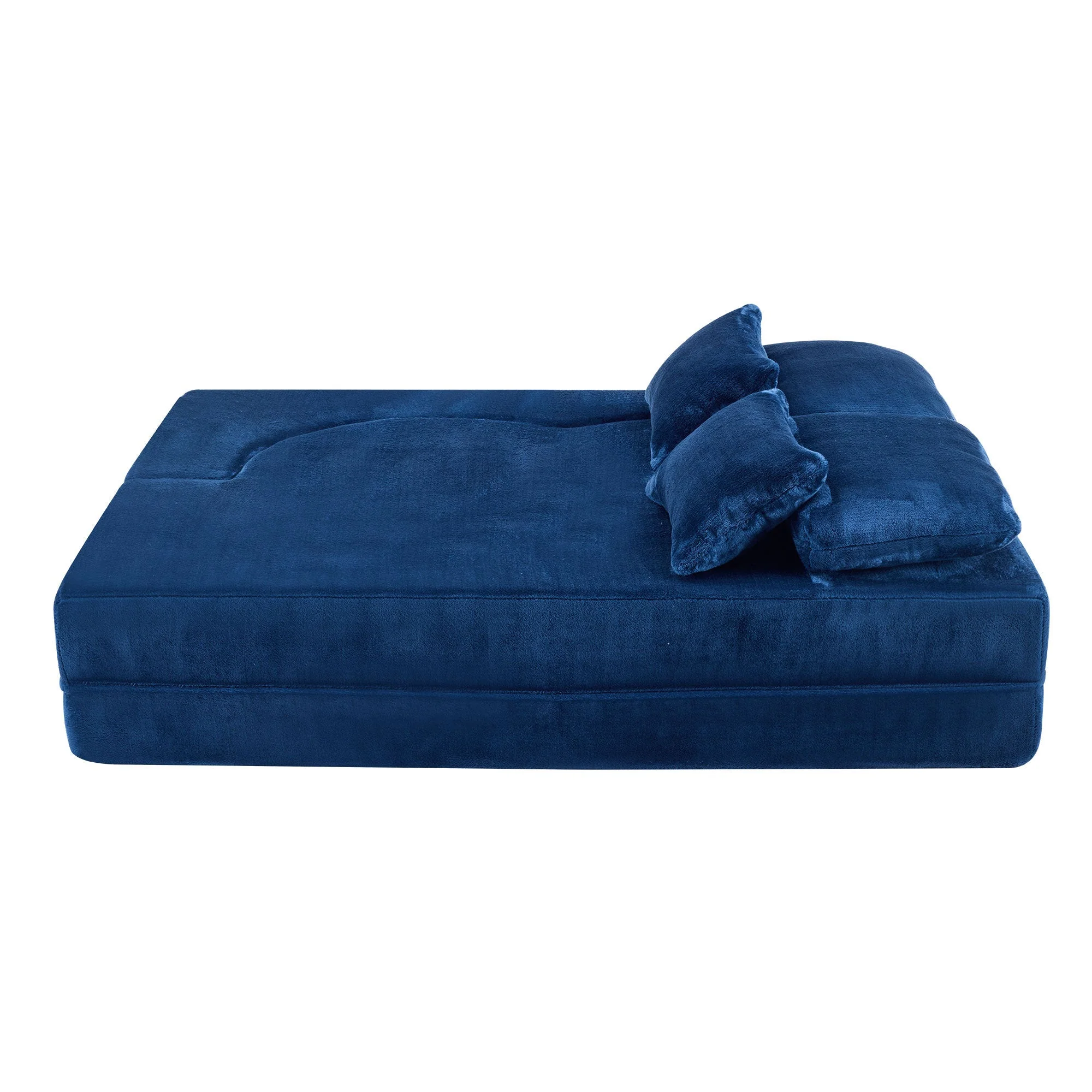 Queen Size Foldable Sofa Bed Chenille Futon Couch - Image 23