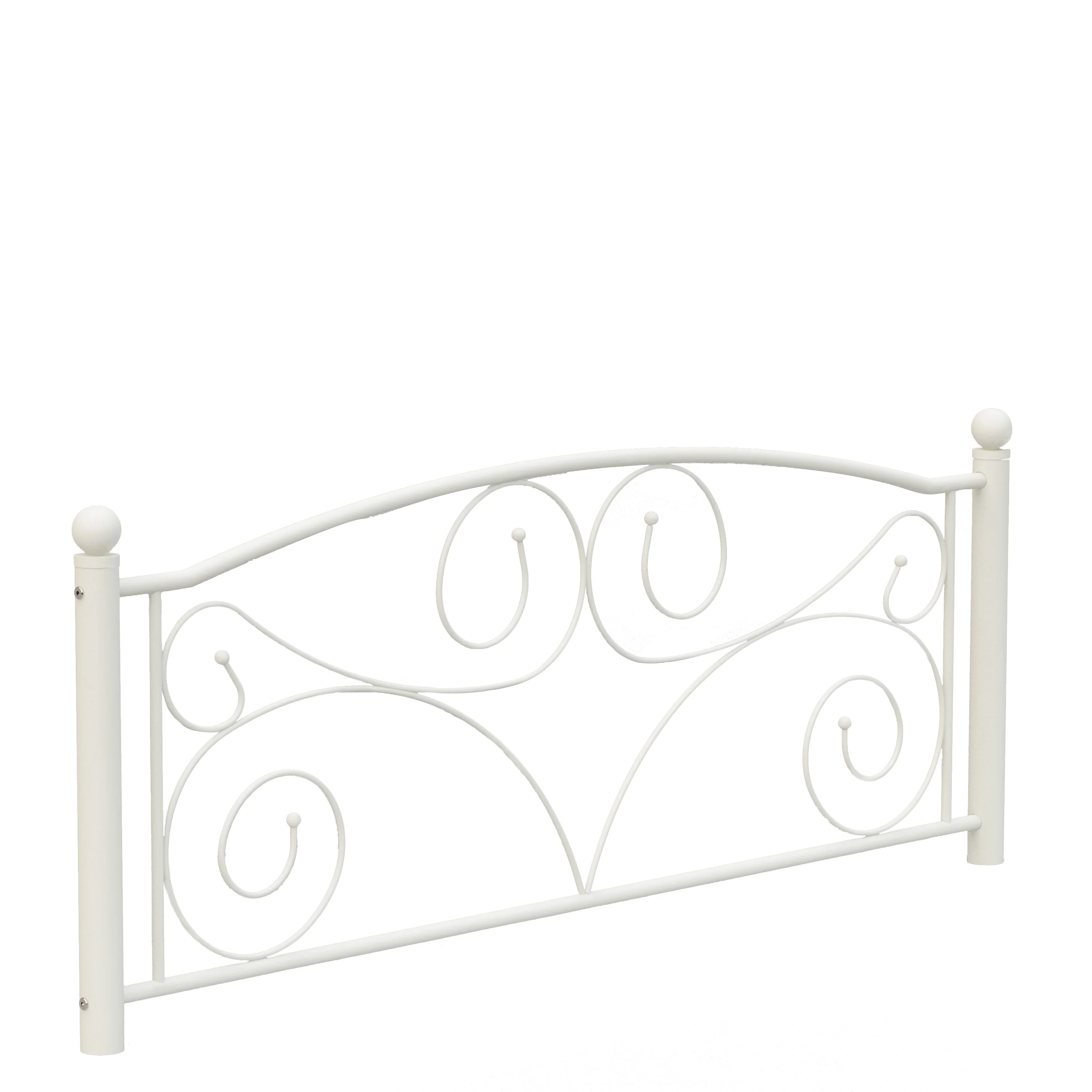 Queen Size Unique Flower Sturdy System Metal Bed Frame with Headboard and Footboard - Image 6