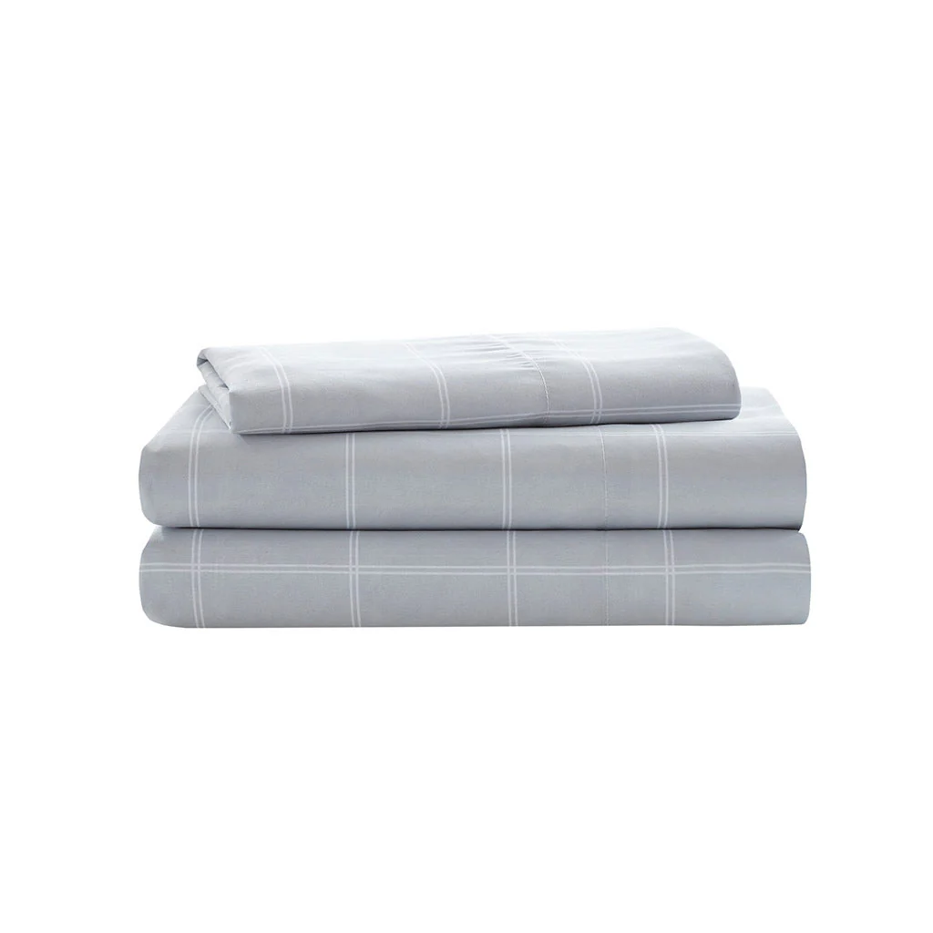 Queen Striped Comforter Set with Bed Sheets - Image 3
