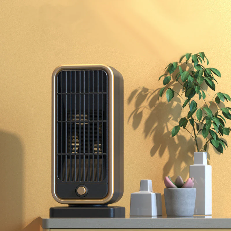 Quiet 500W Ceramic Space Heater - Portable Electric Heater for Office & Bedroom - Image 4