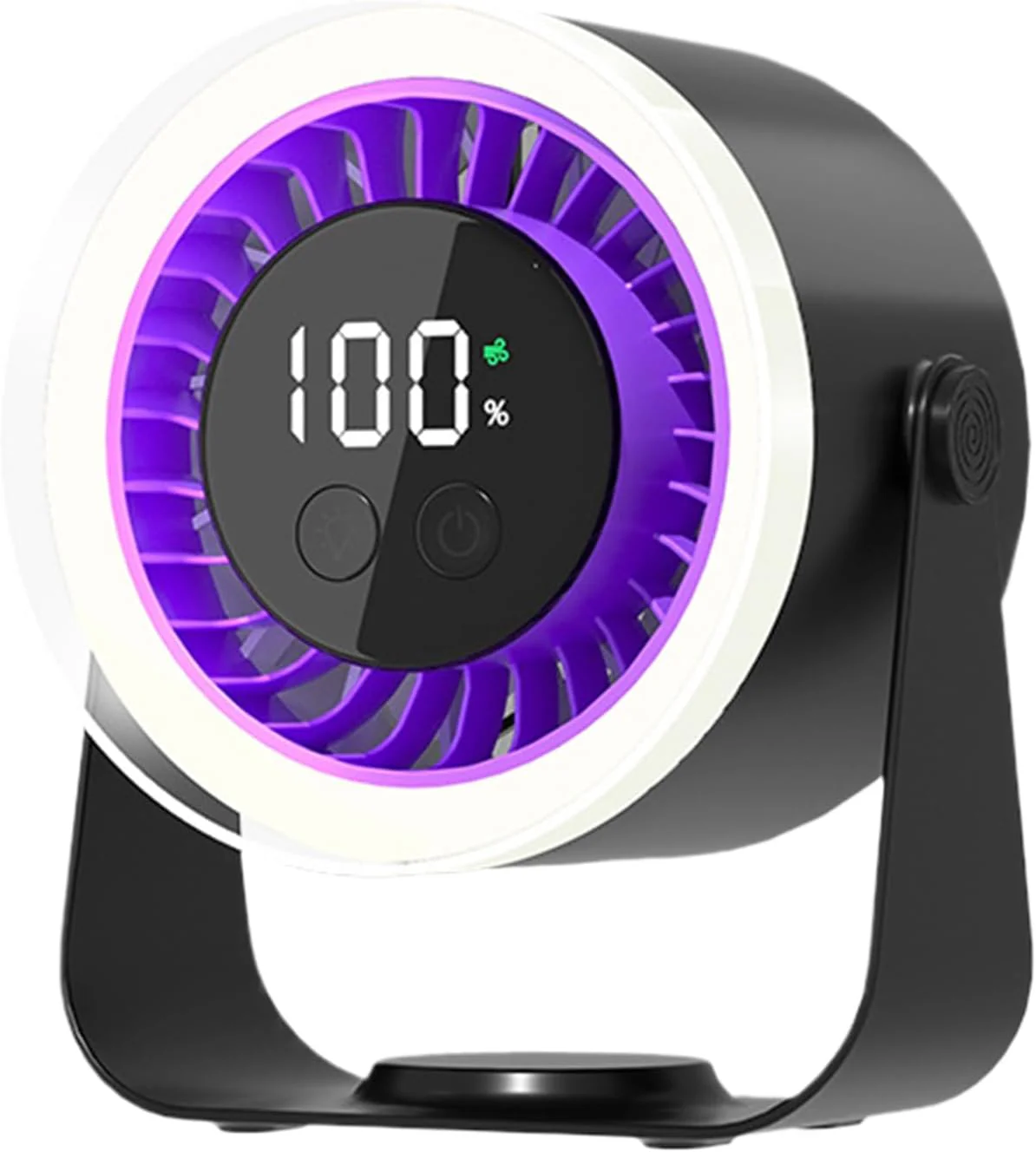 Quiet Desk Fan 10-Speed USB Rechargeable 3600mAh Portable - Image 16