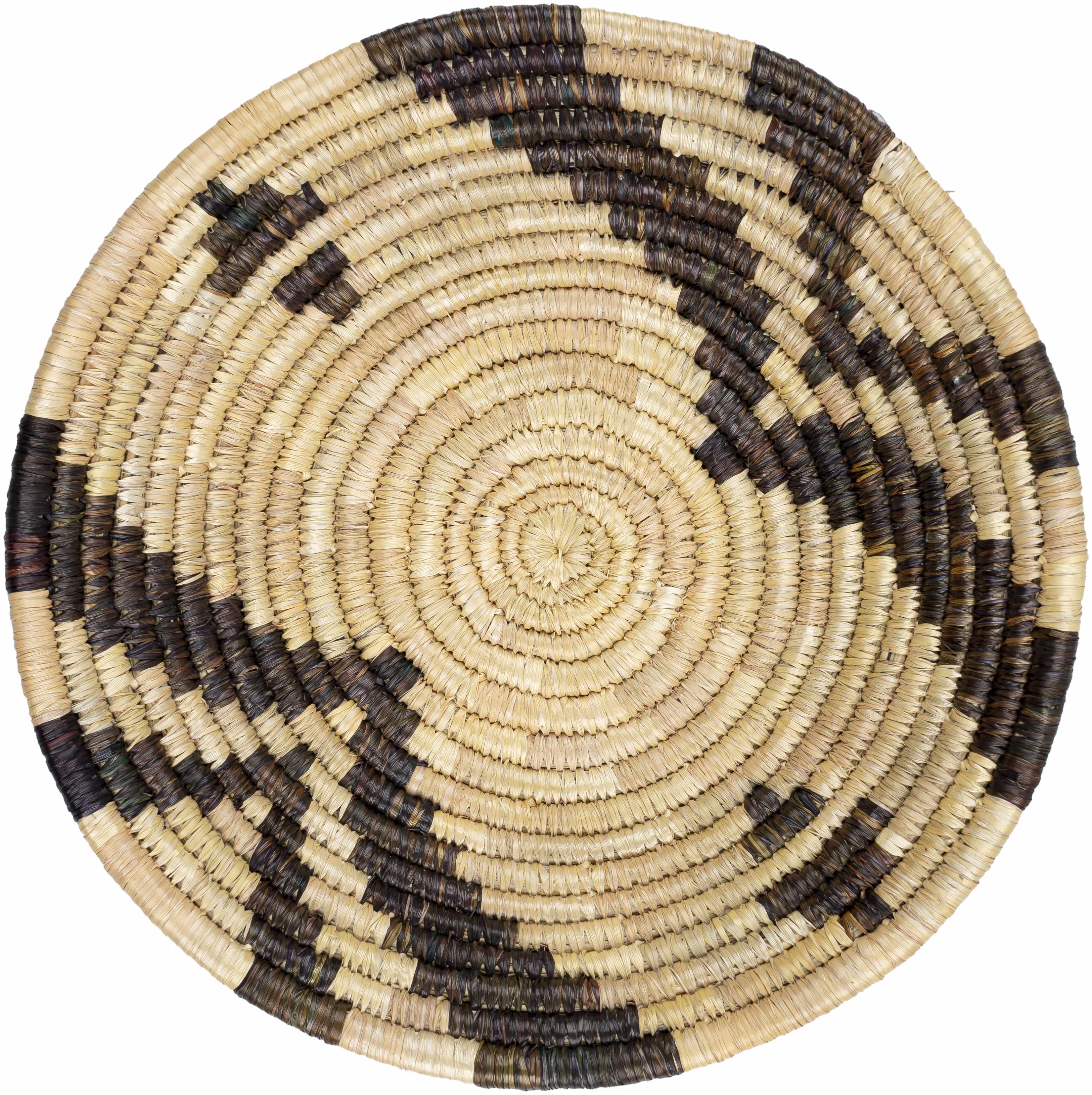 Quinipot Natural Woven Circular Moonj Grass Tapestry - Image 2