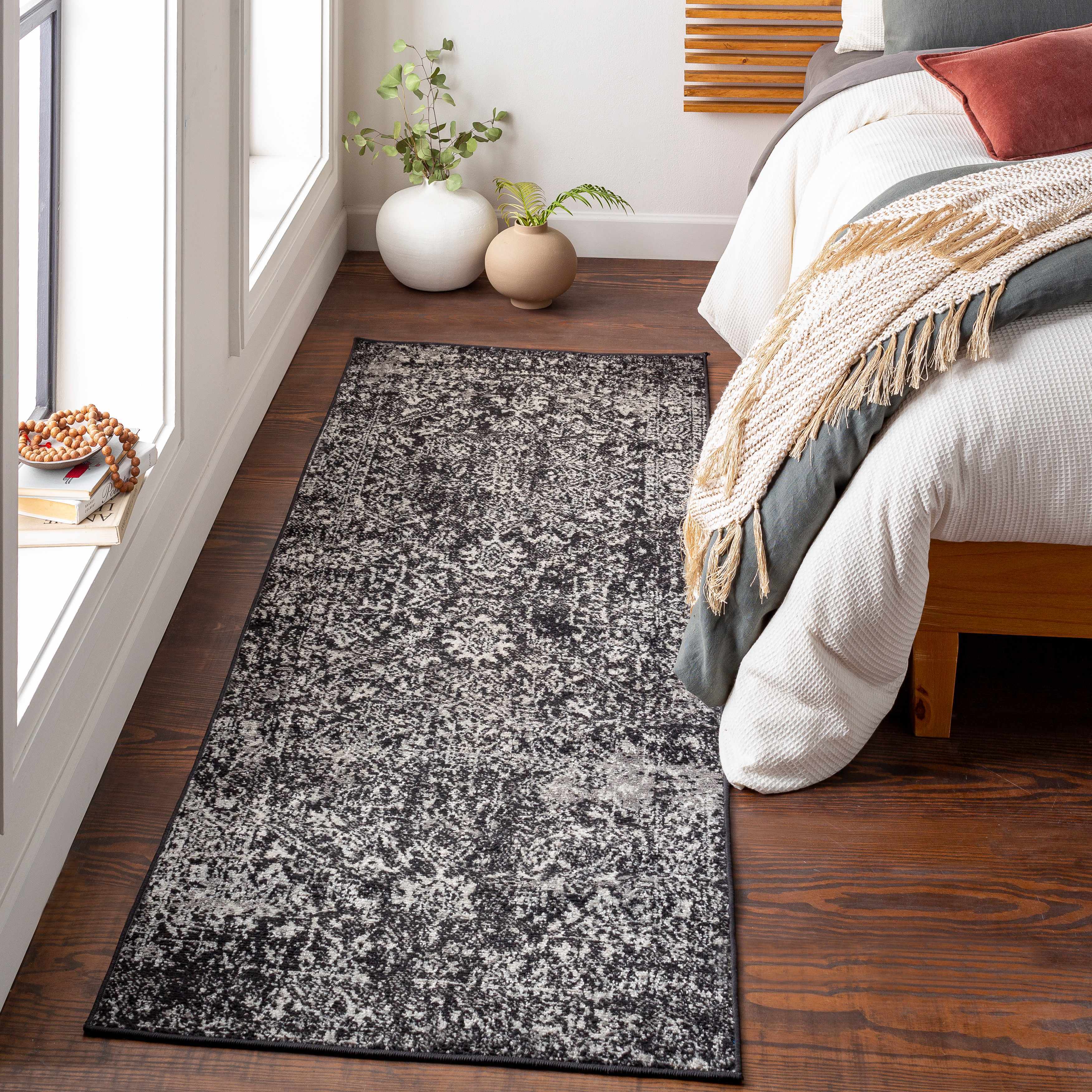 Rachel Black Area Rug - Image 3