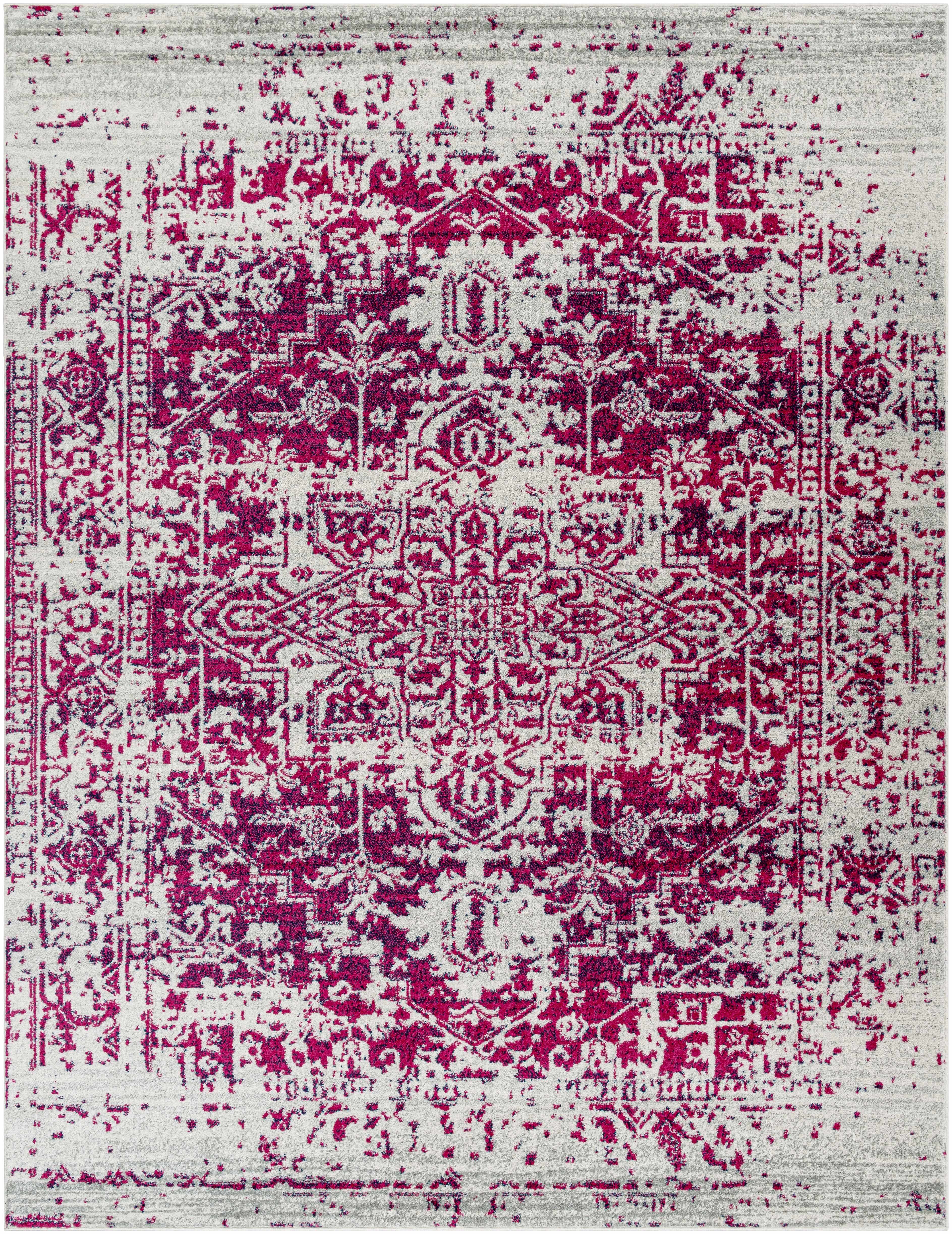 Rachel Burgundy Area Rug - Clearance - Image 12