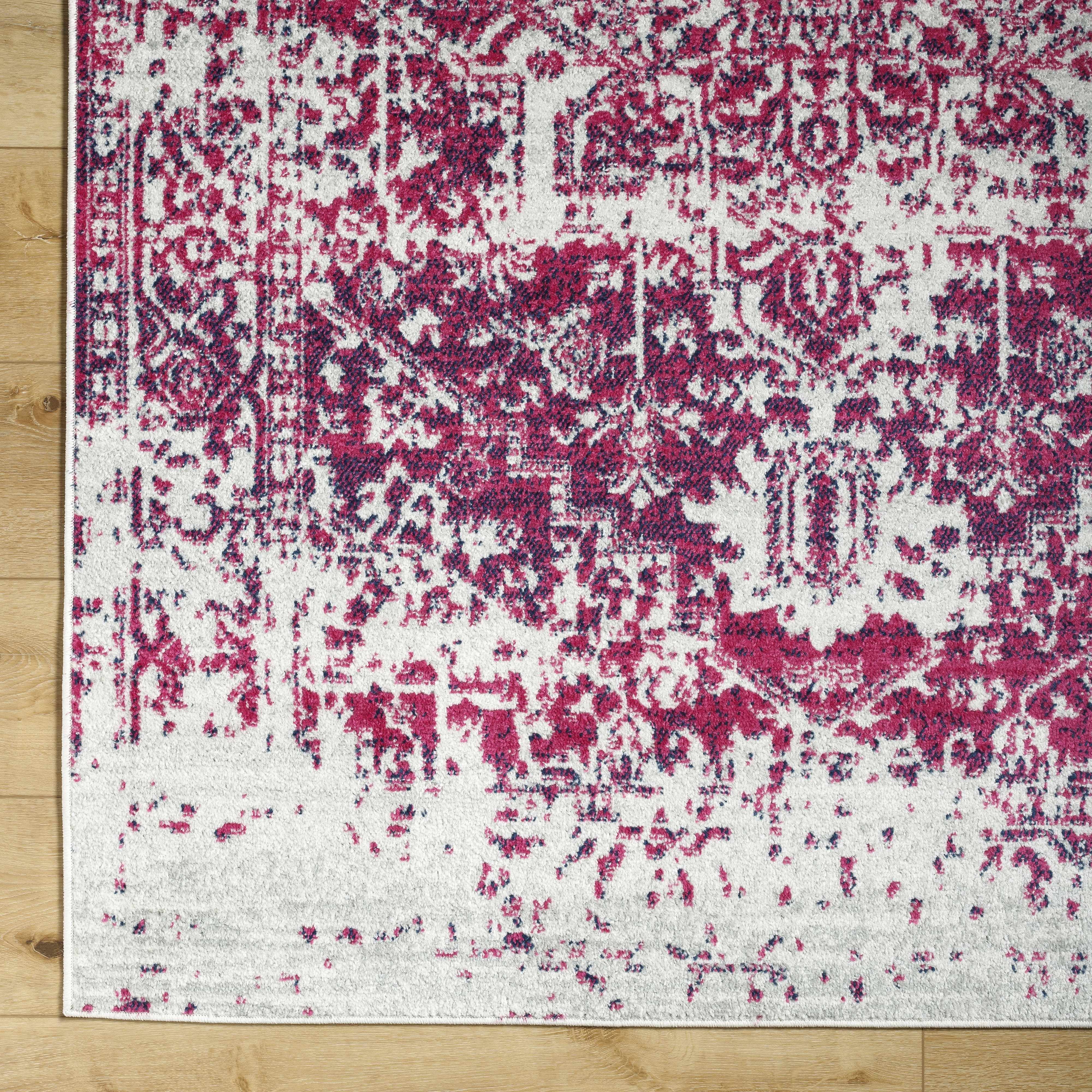 Rachel Burgundy Area Rug - Clearance - Image 13