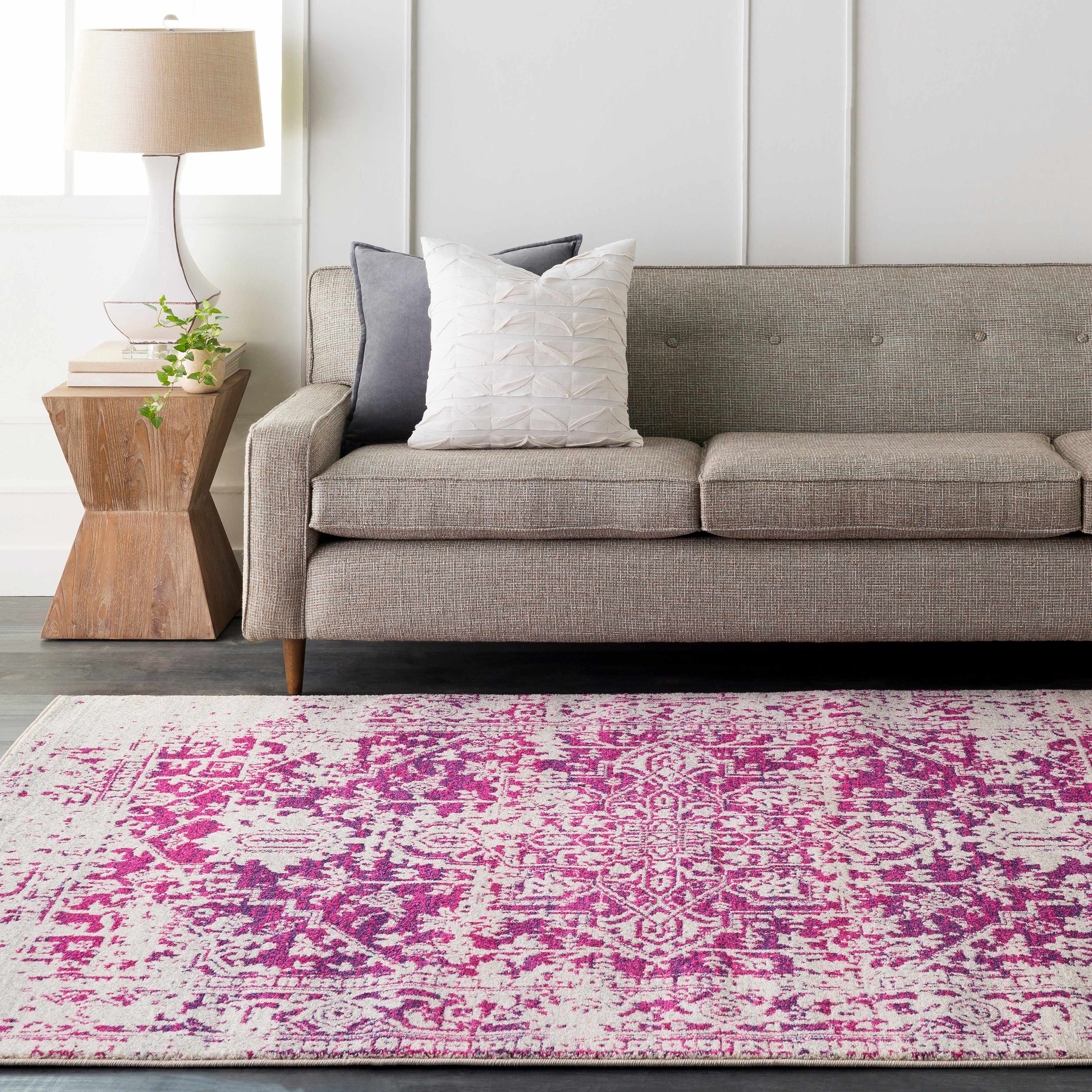 Rachel Burgundy Area Rug - Clearance - Image 3