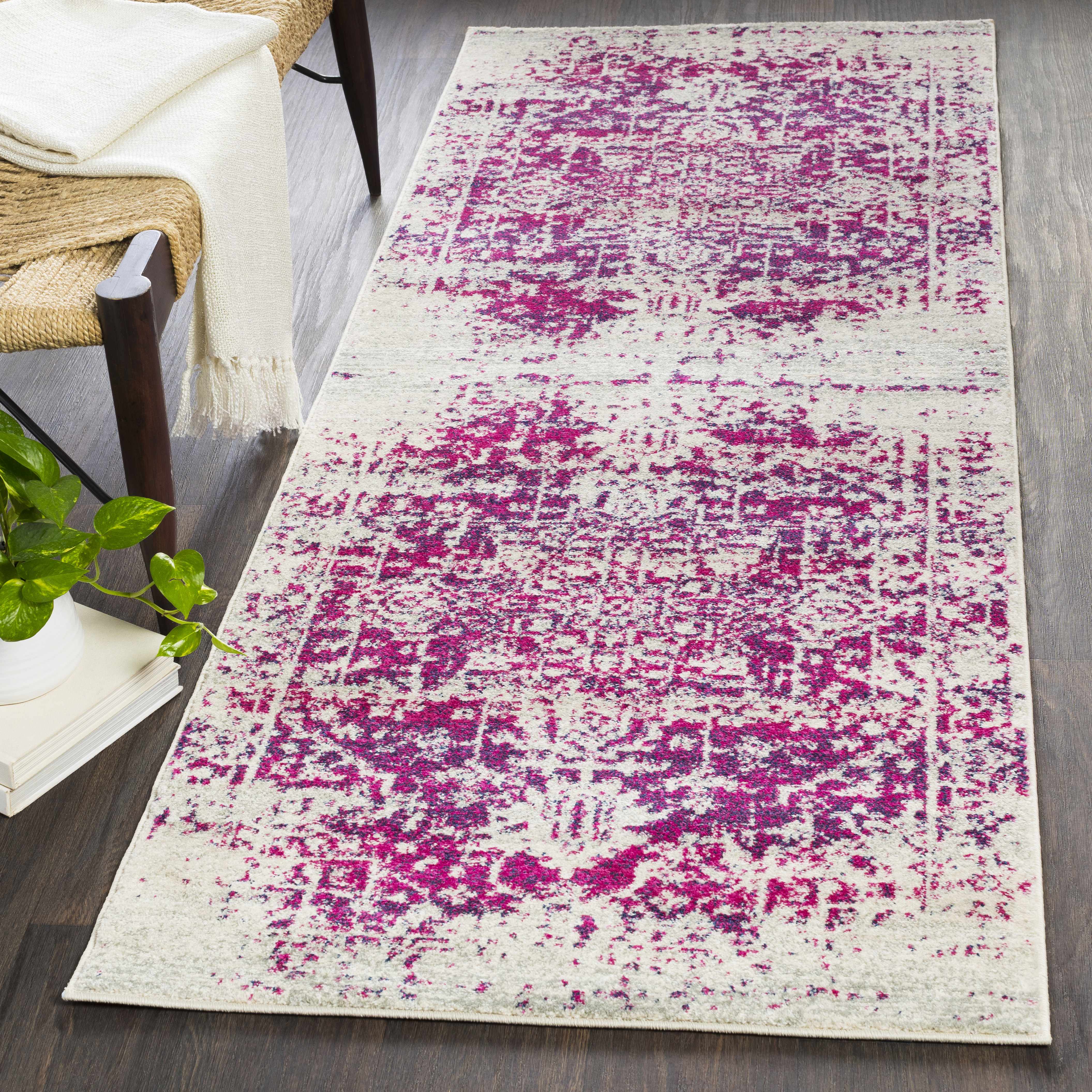 Rachel Burgundy Area Rug - Clearance - Image 4