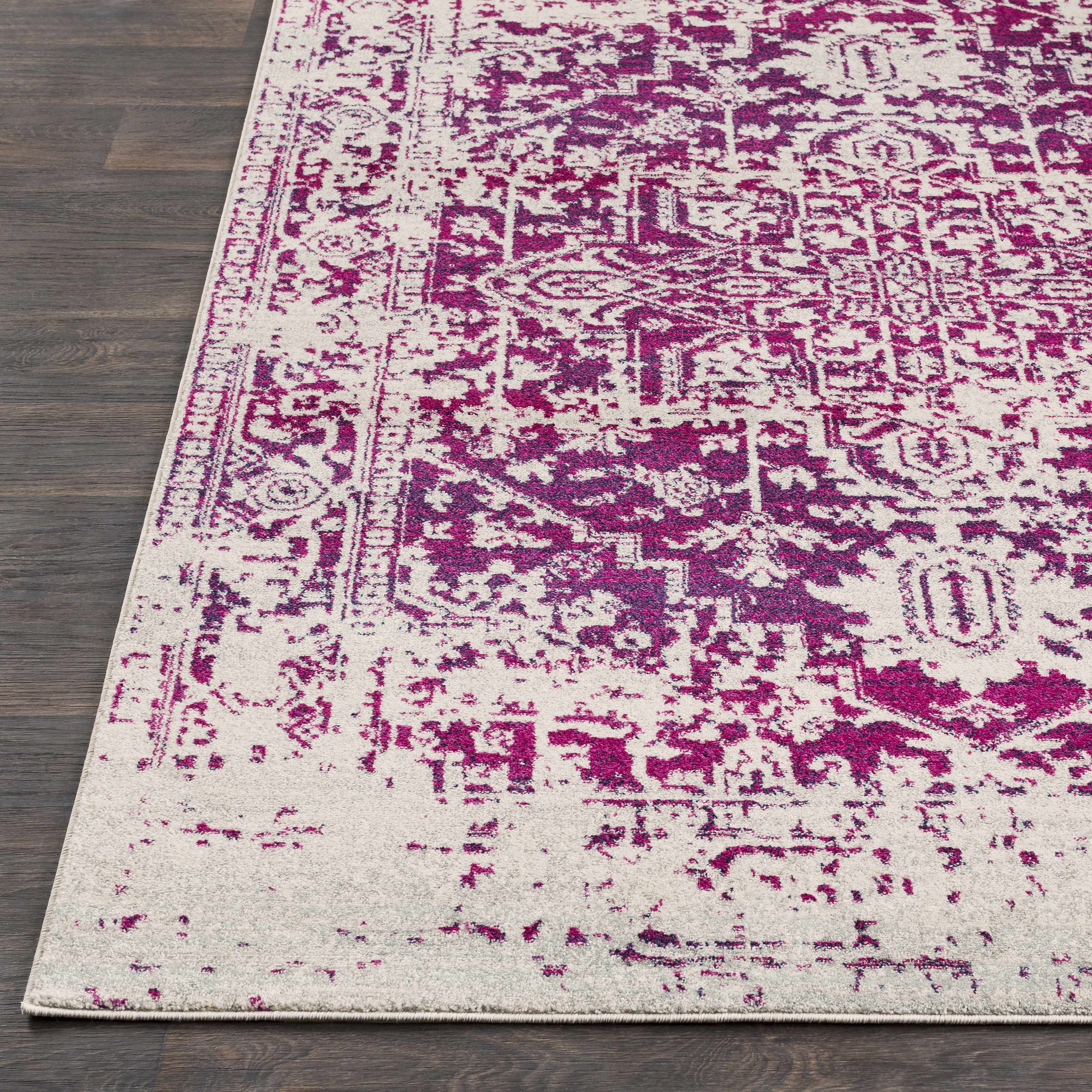 Rachel Burgundy Area Rug - Clearance - Image 5