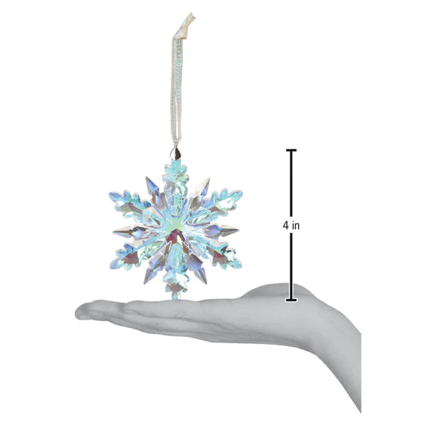 Radiant Crystal Snowflake Ornament - Image 7