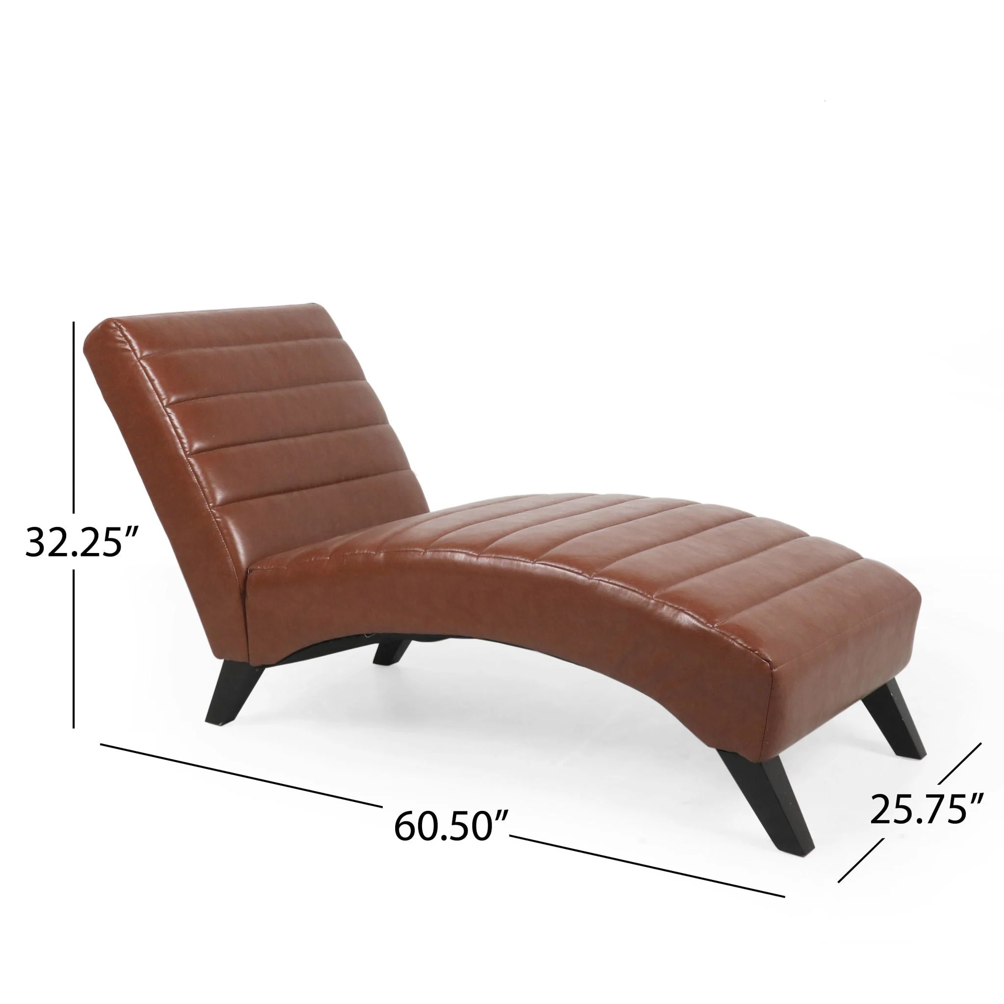 Radiantique Chaise Lounge With A Curvaceous Structure - Image 3