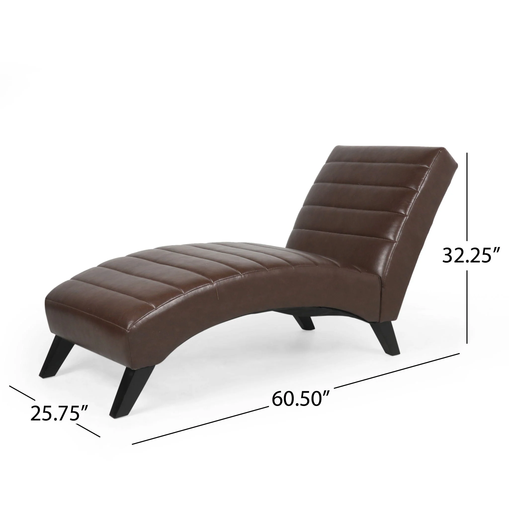 Radiantique Chaise Lounge With A Curvaceous Structure - Image 7