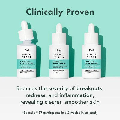 Rael Miracle Clear Complete Acne Treatment Face Serum 1oz - Image 6