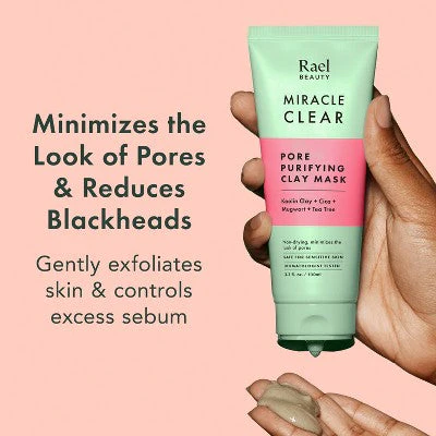 Rael Miracle Clear Pore Purifying Kaolin Clay Face Mask 3.4 fl oz - Image 3