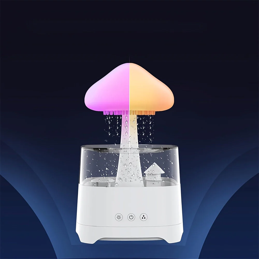 Rain Cloud Humidifier – 7-Color Aromatherapy Diffuser with Remote for Bedroom - Image 2