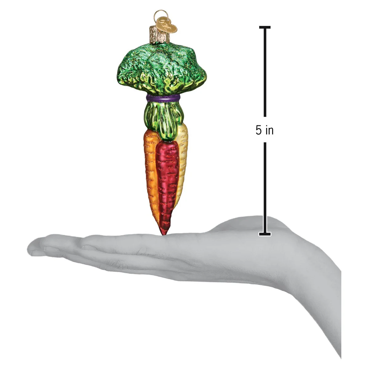 Rainbow Carrots Ornament - Image 6