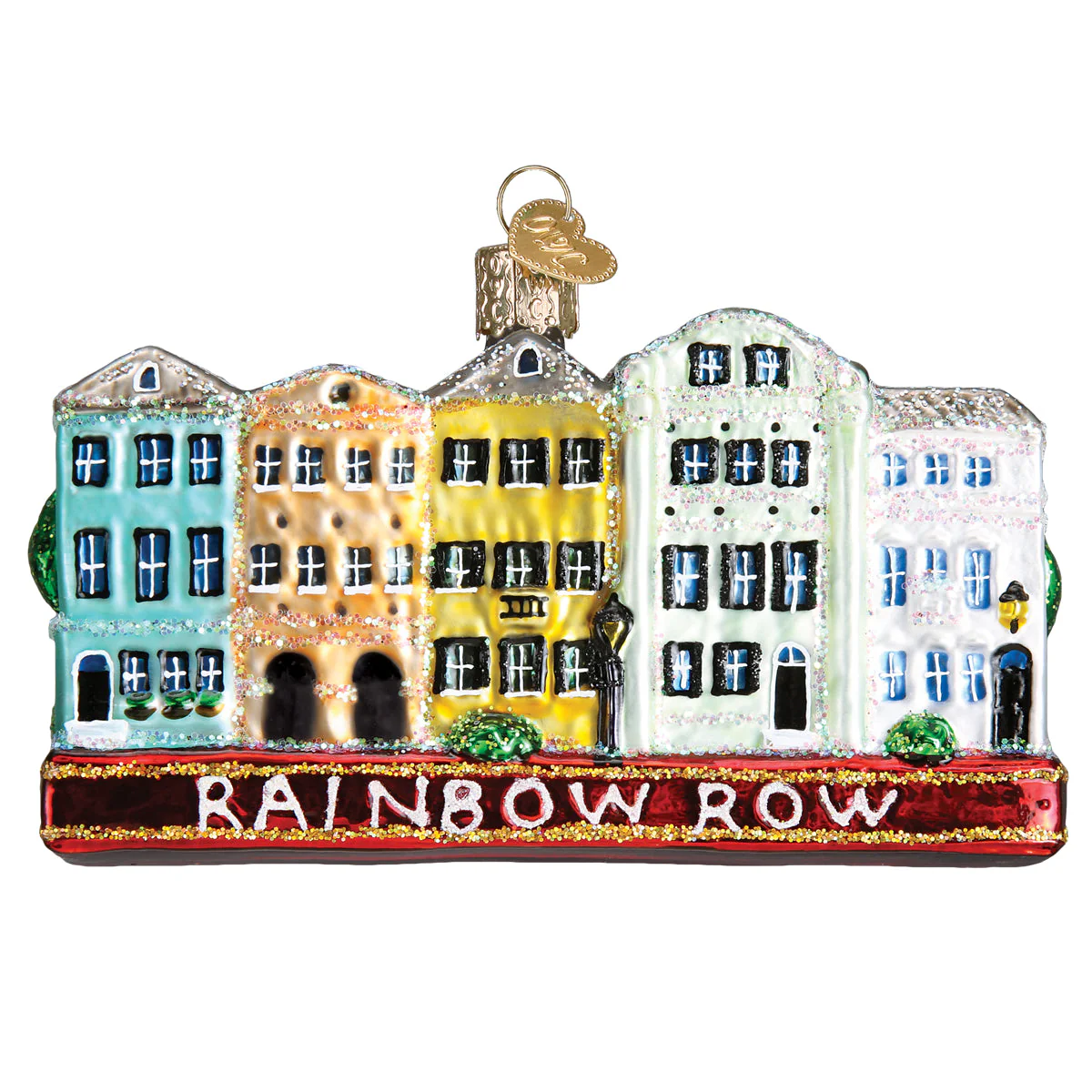 Rainbow Row Ornament - Image 3