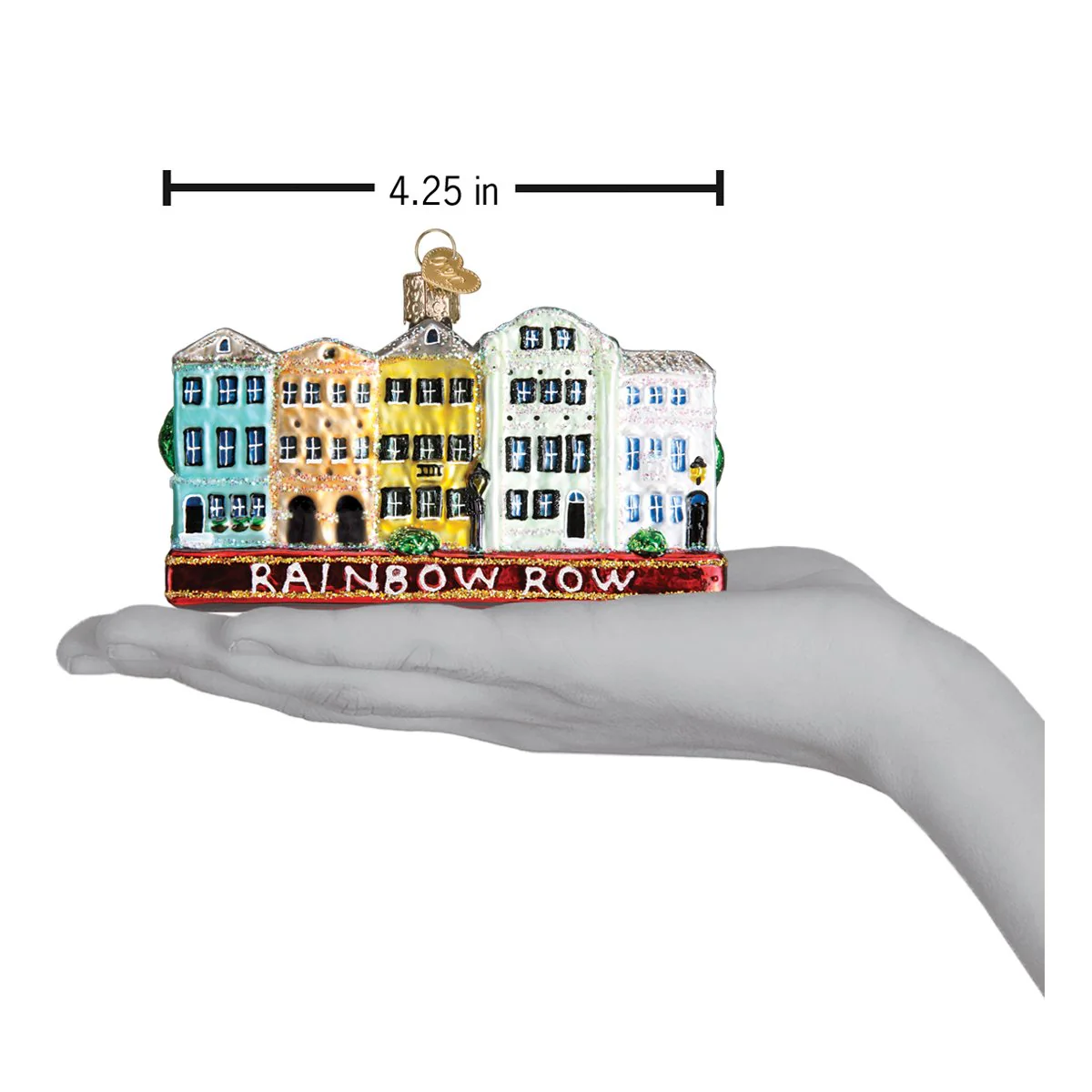 Rainbow Row Ornament - Image 6