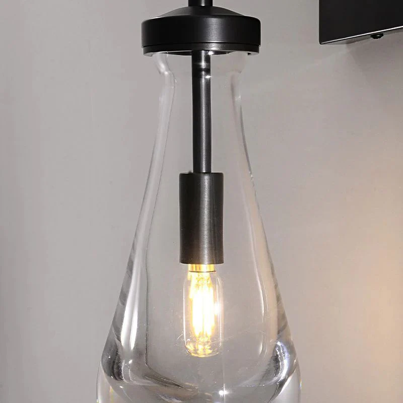 Raindrop Glass Wall Sconce E12 Dimmable 17.75" Modern Light Fixture - Image 11