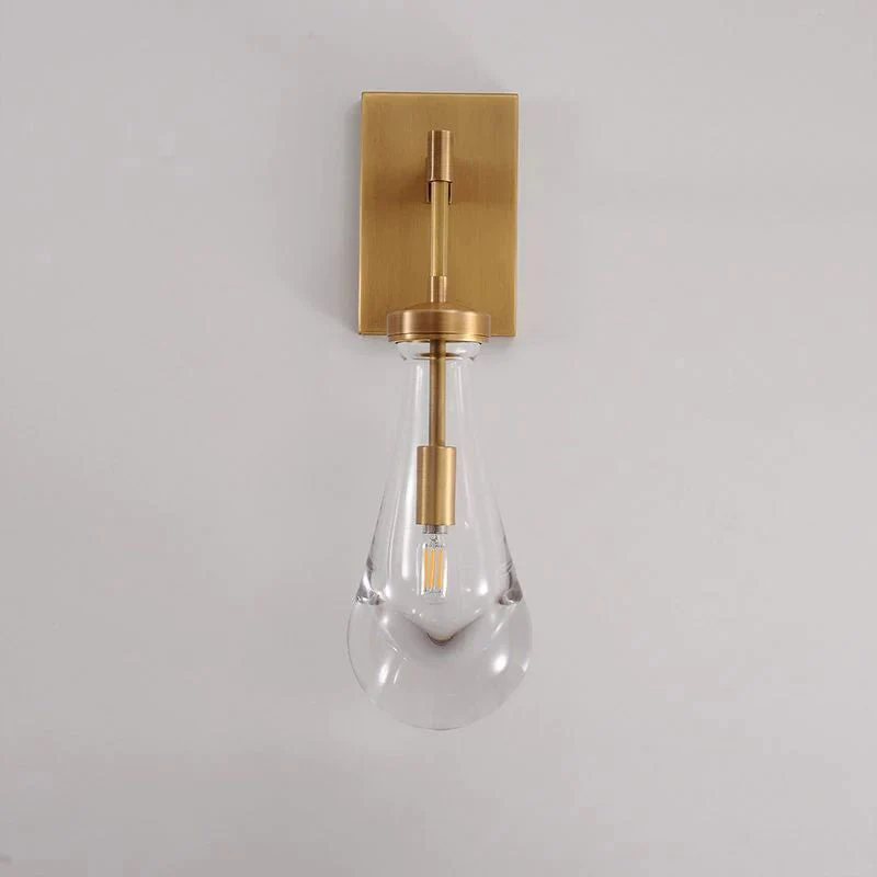Raindrop Glass Wall Sconce E12 Dimmable 17.75" Modern Light Fixture - Image 14