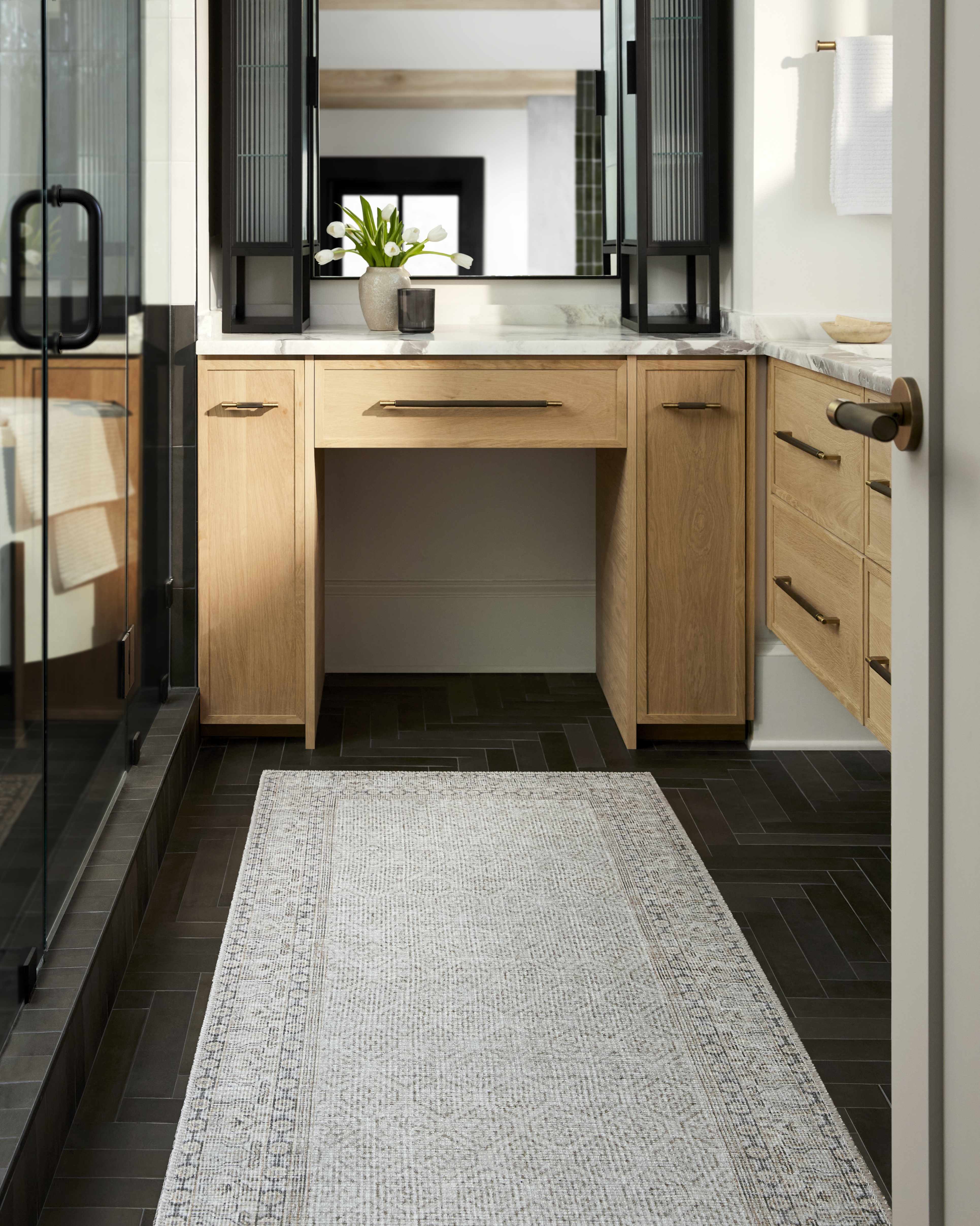 Rainier Cottage Border Beige Washable Rug | Our PNW Home X Livabliss - Image 10