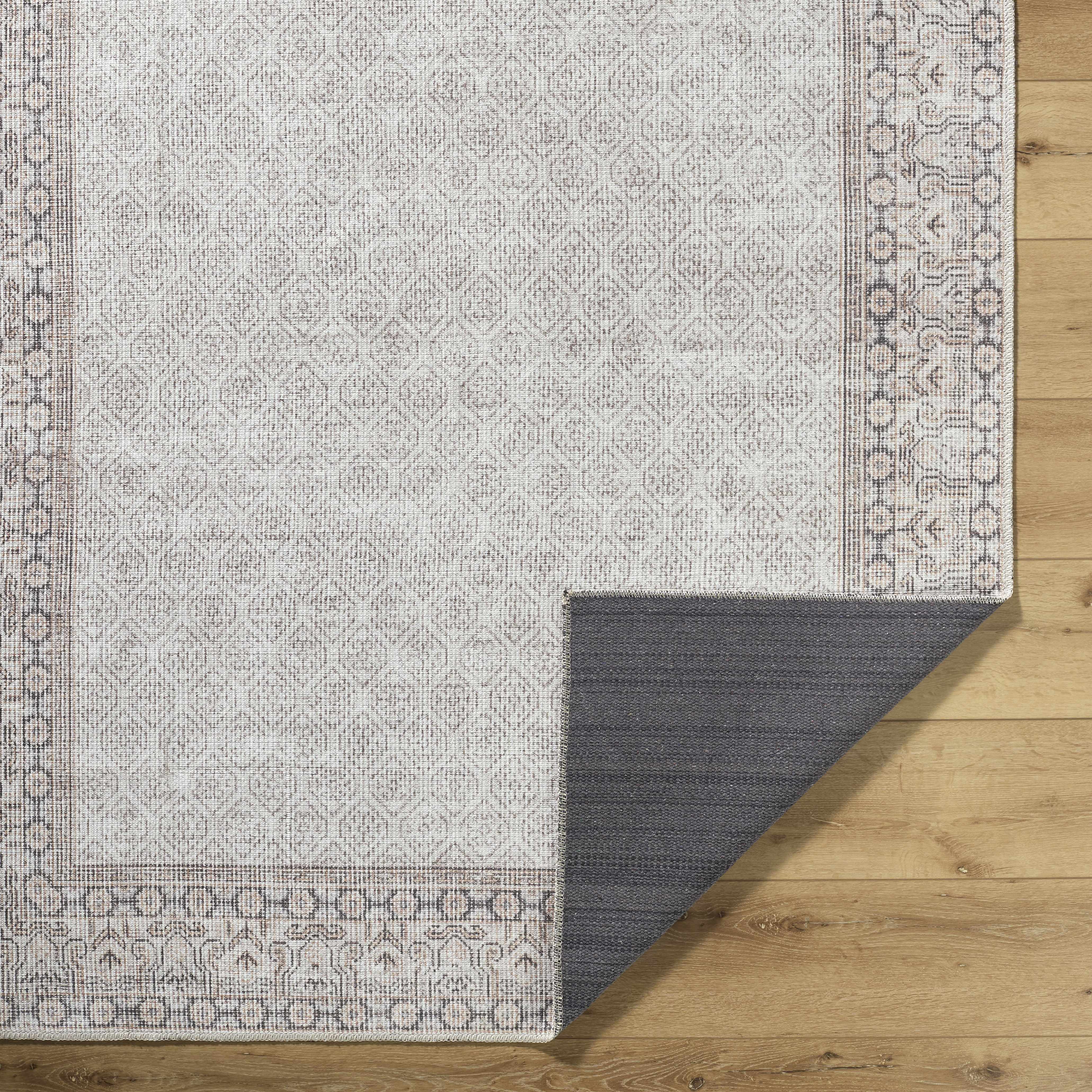 Rainier Cottage Border Beige Washable Rug | Our PNW Home X Livabliss - Image 6