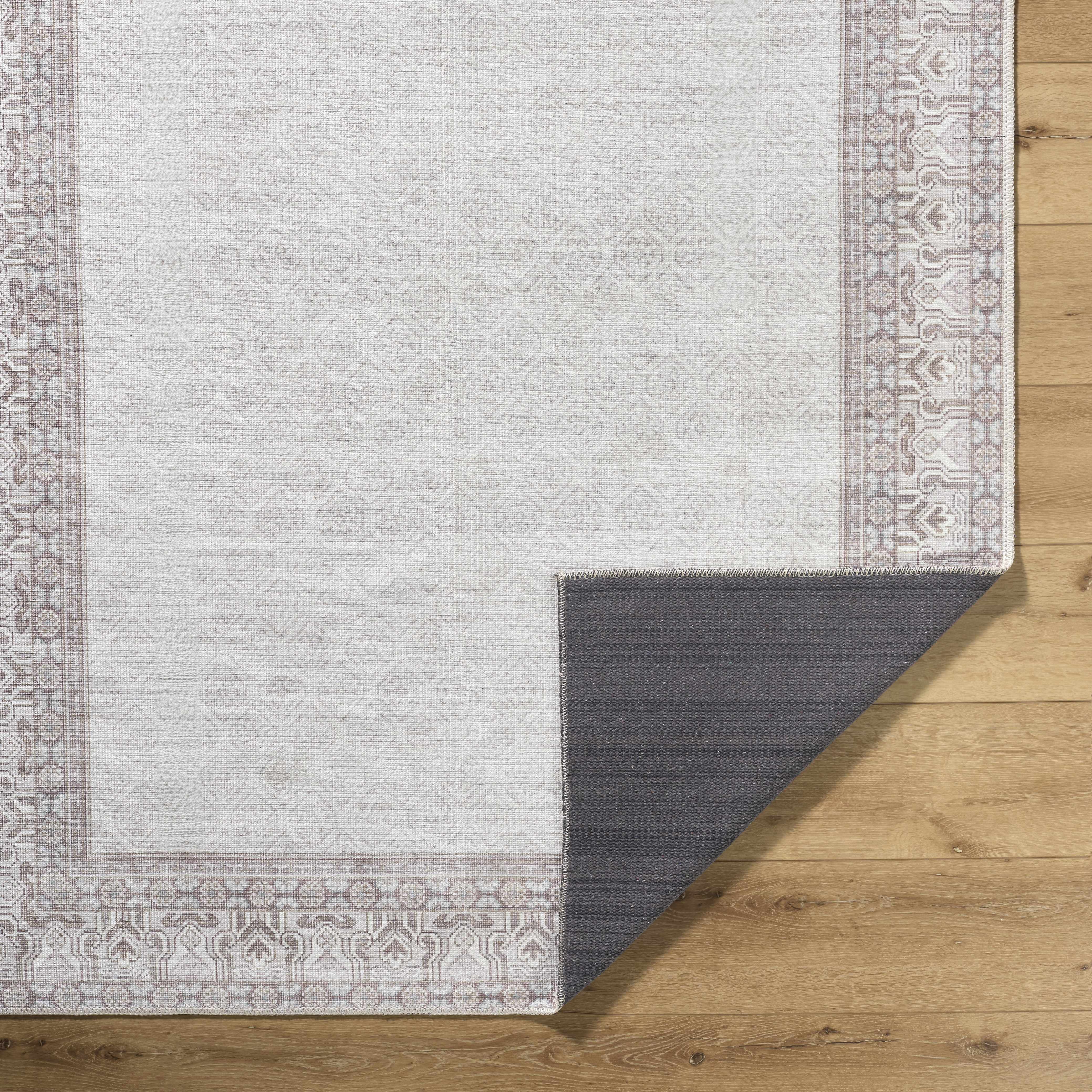 Rainier Cottage Border Brown Washable Rug | Our PNW Home X Livabliss - Image 4