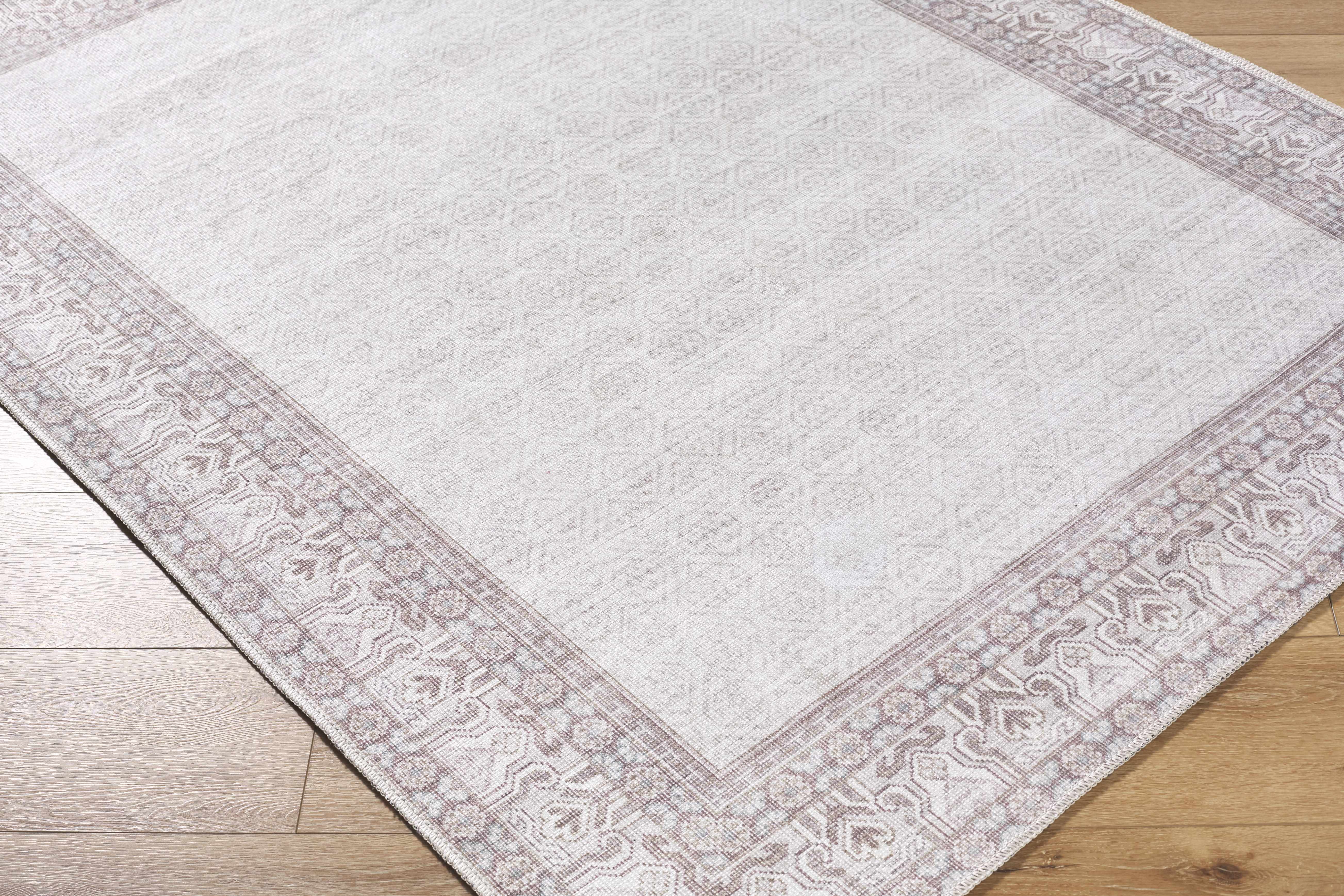 Rainier Cottage Border Brown Washable Rug | Our PNW Home X Livabliss - Image 7