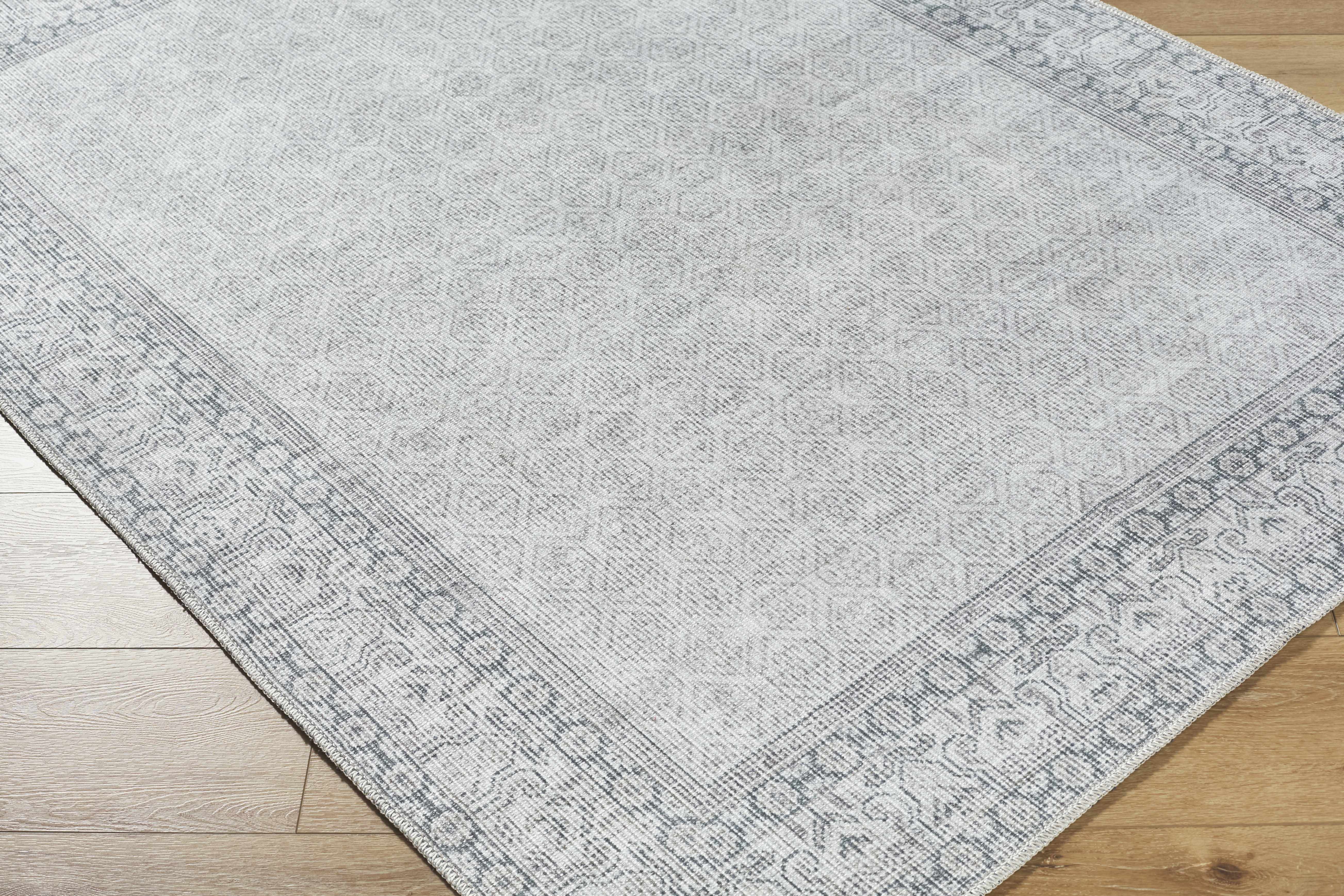 Rainier Cottage Border Gray Washable Rug | Our PNW Home X Livabliss - Image 7