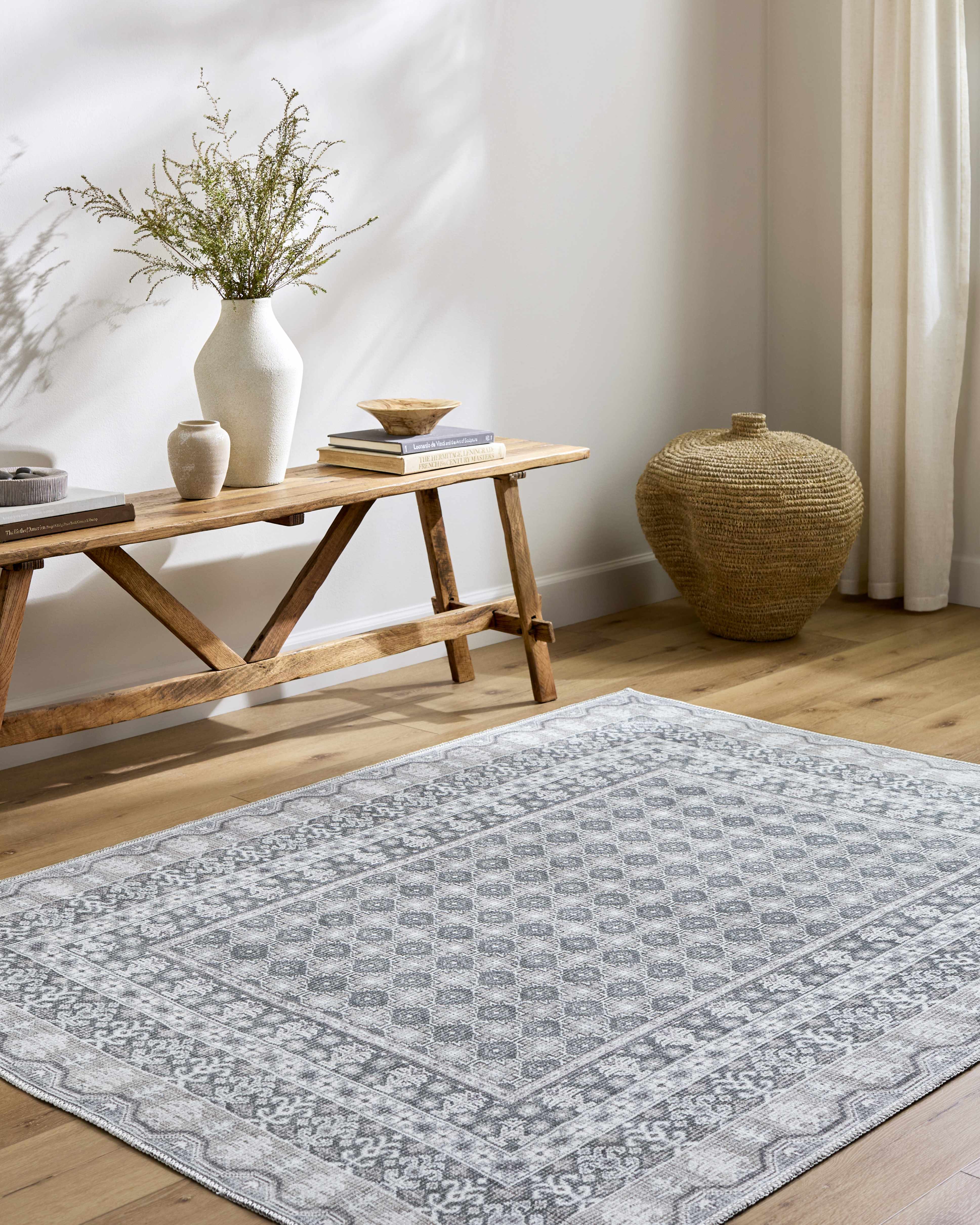 Rainier Gray Washable Rug | Our PNW Home X Livabliss - Image 2