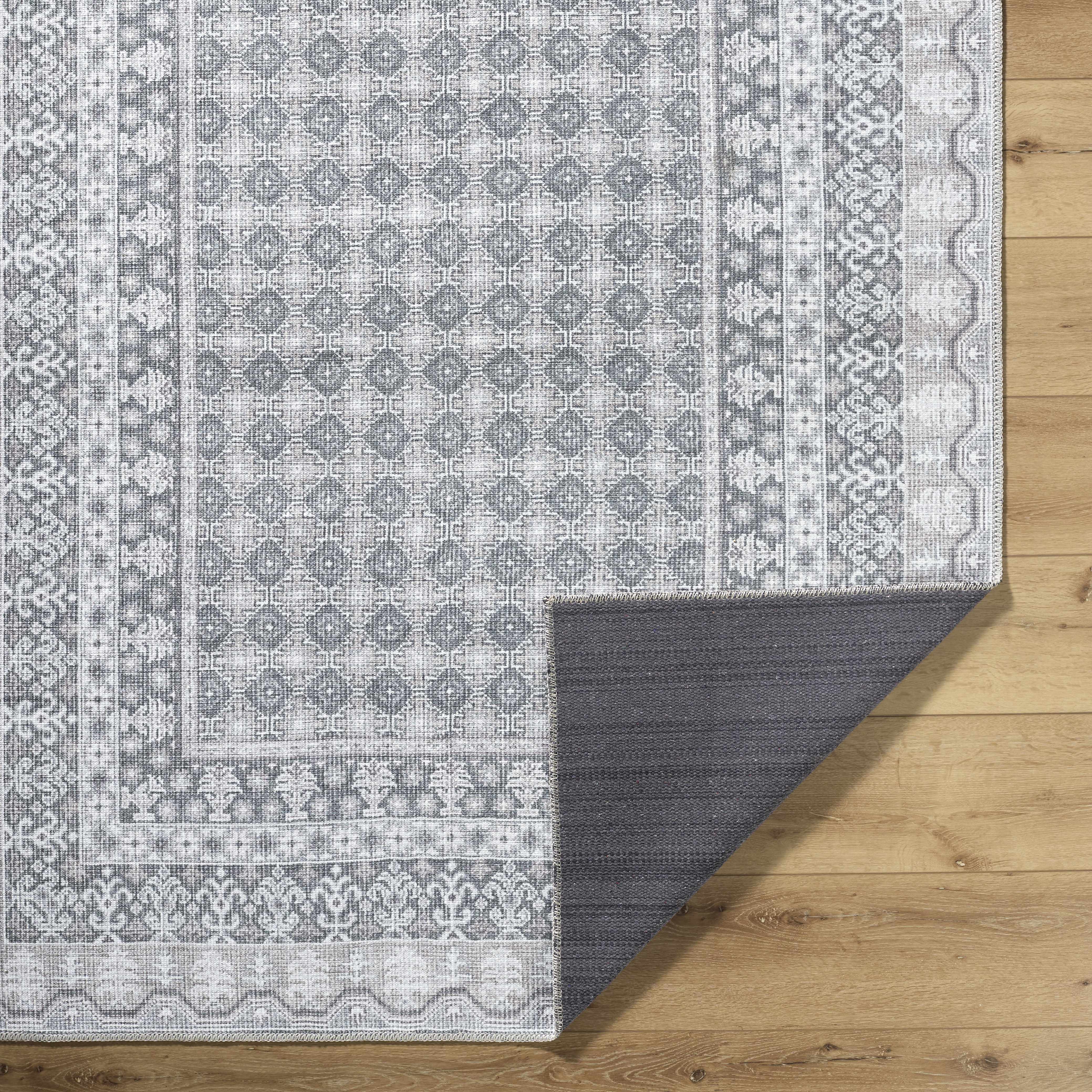 Rainier Gray Washable Rug | Our PNW Home X Livabliss - Image 3