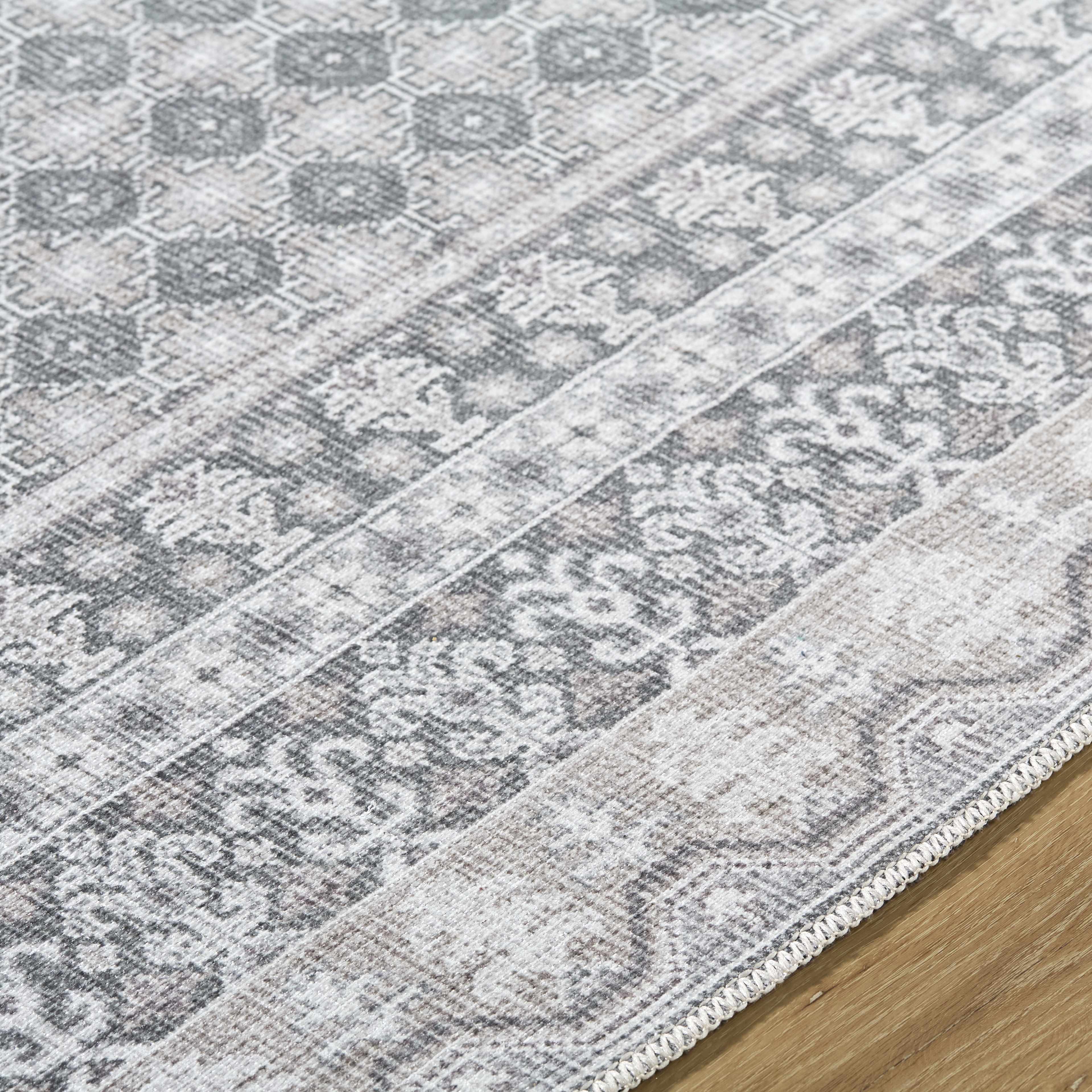 Rainier Gray Washable Rug | Our PNW Home X Livabliss - Image 4