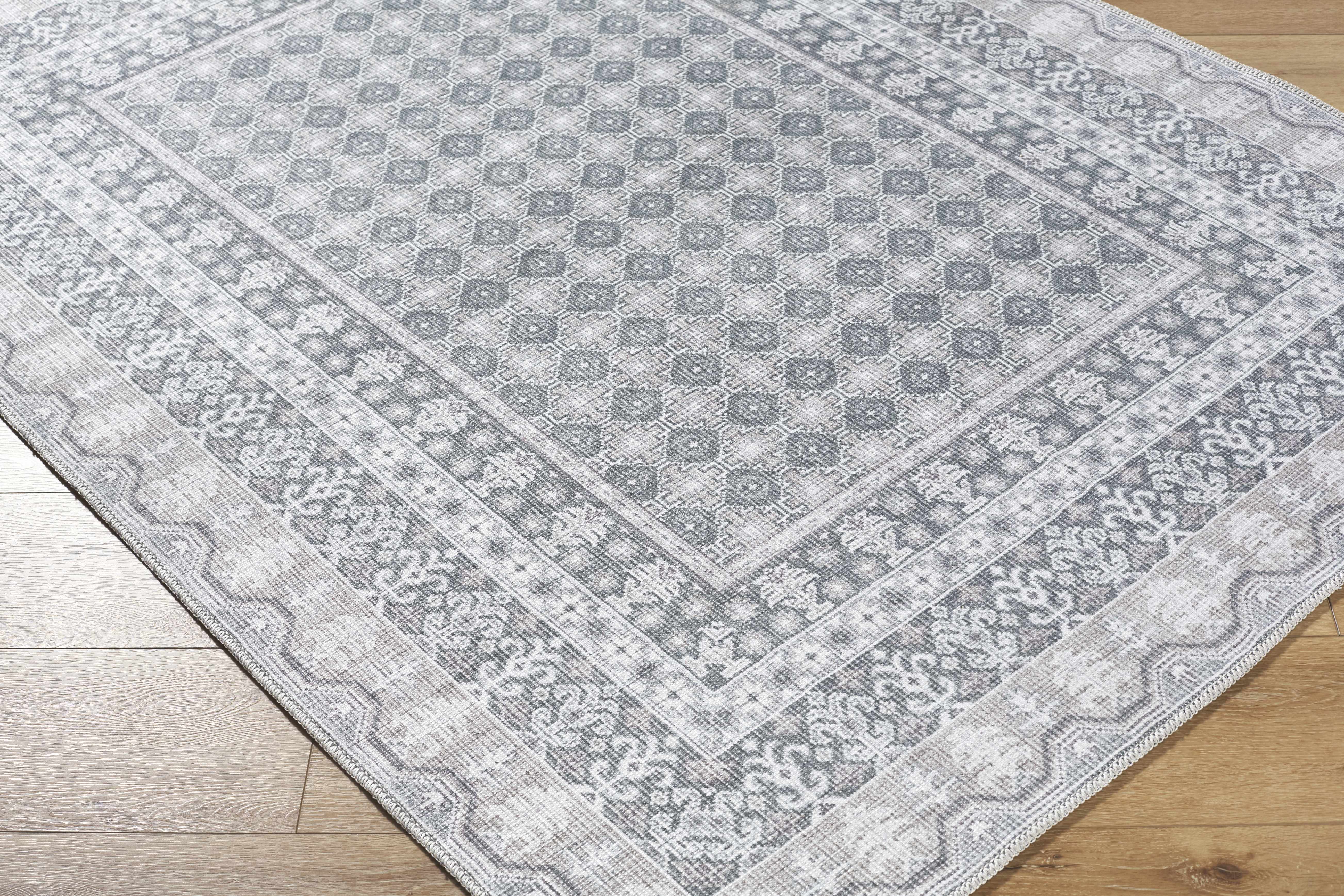 Rainier Gray Washable Rug | Our PNW Home X Livabliss - Image 6