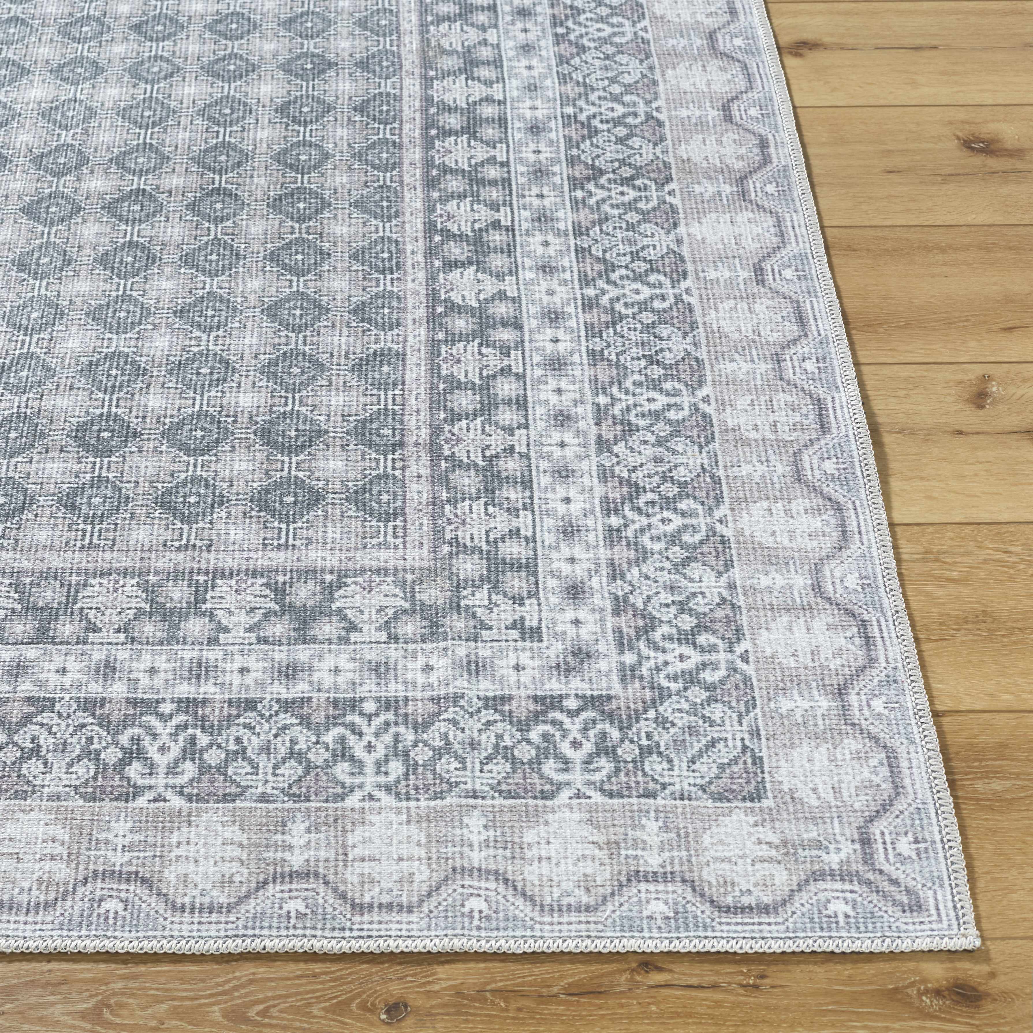 Rainier Gray Washable Rug | Our PNW Home X Livabliss - Image 7