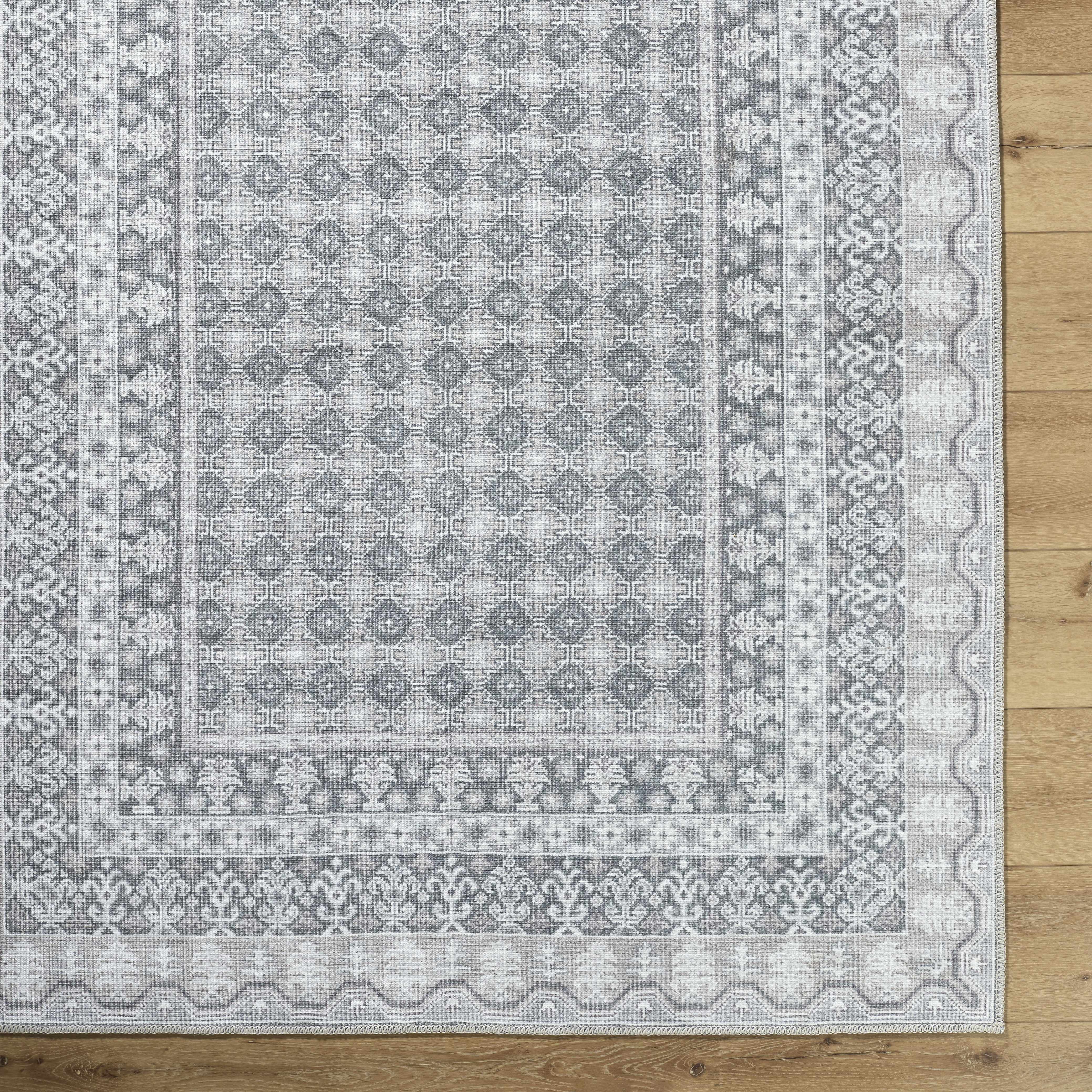 Rainier Gray Washable Rug | Our PNW Home X Livabliss - Image 8